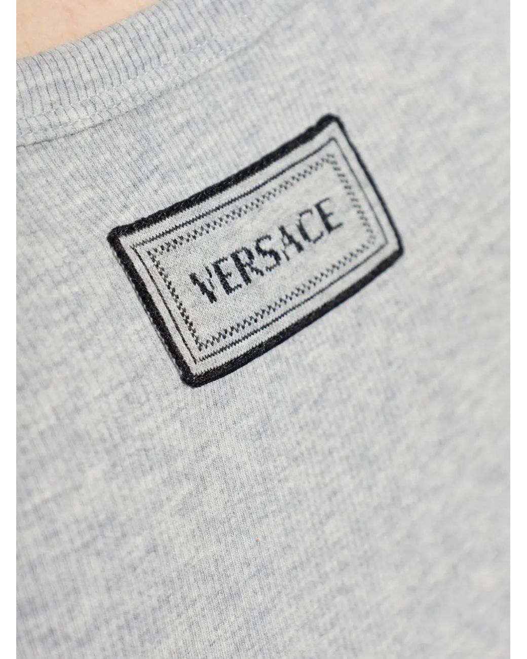 Versace Sleeveless Tops in het Gray