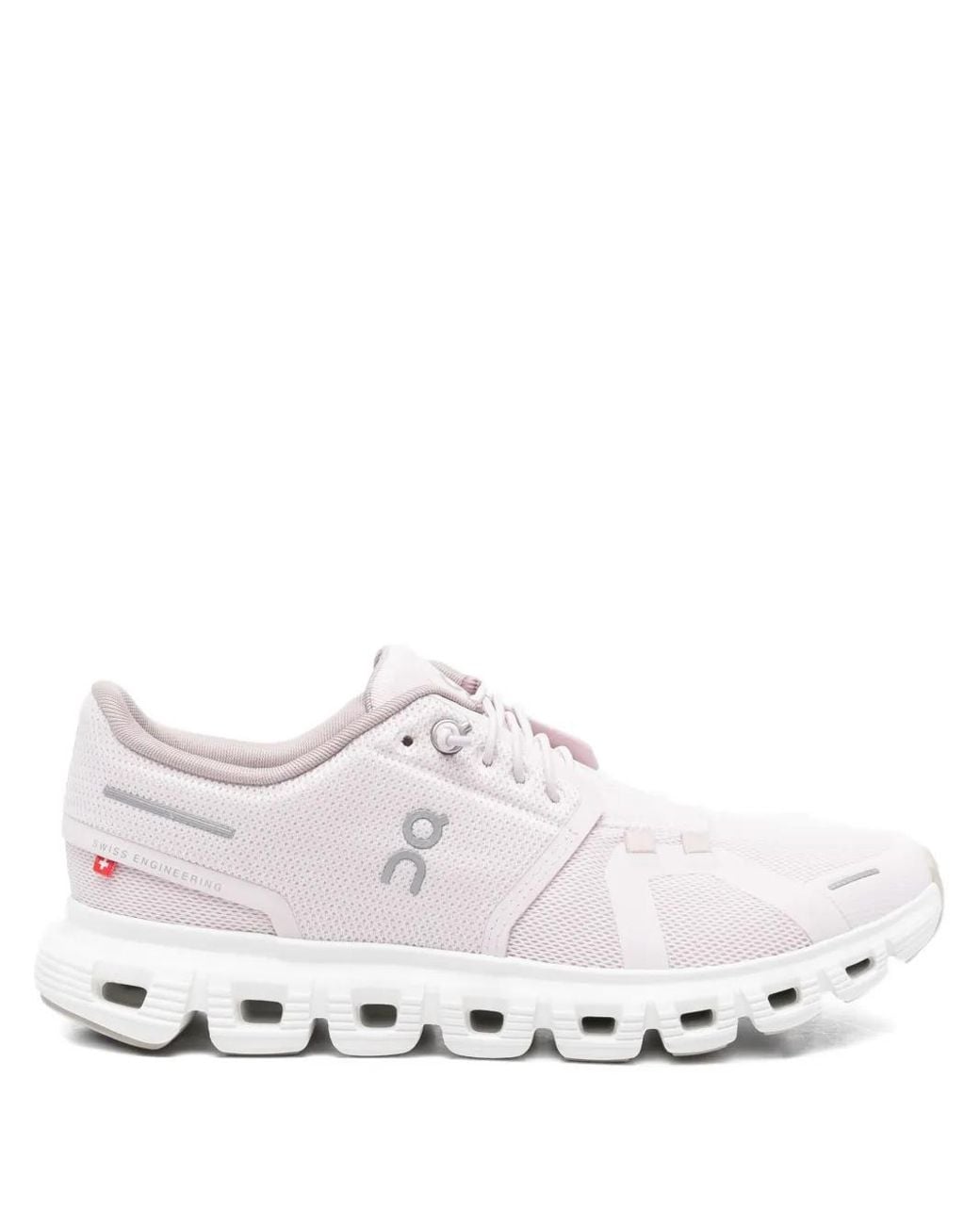 On Shoes White Cloud 6 Lace-Up Sneakers