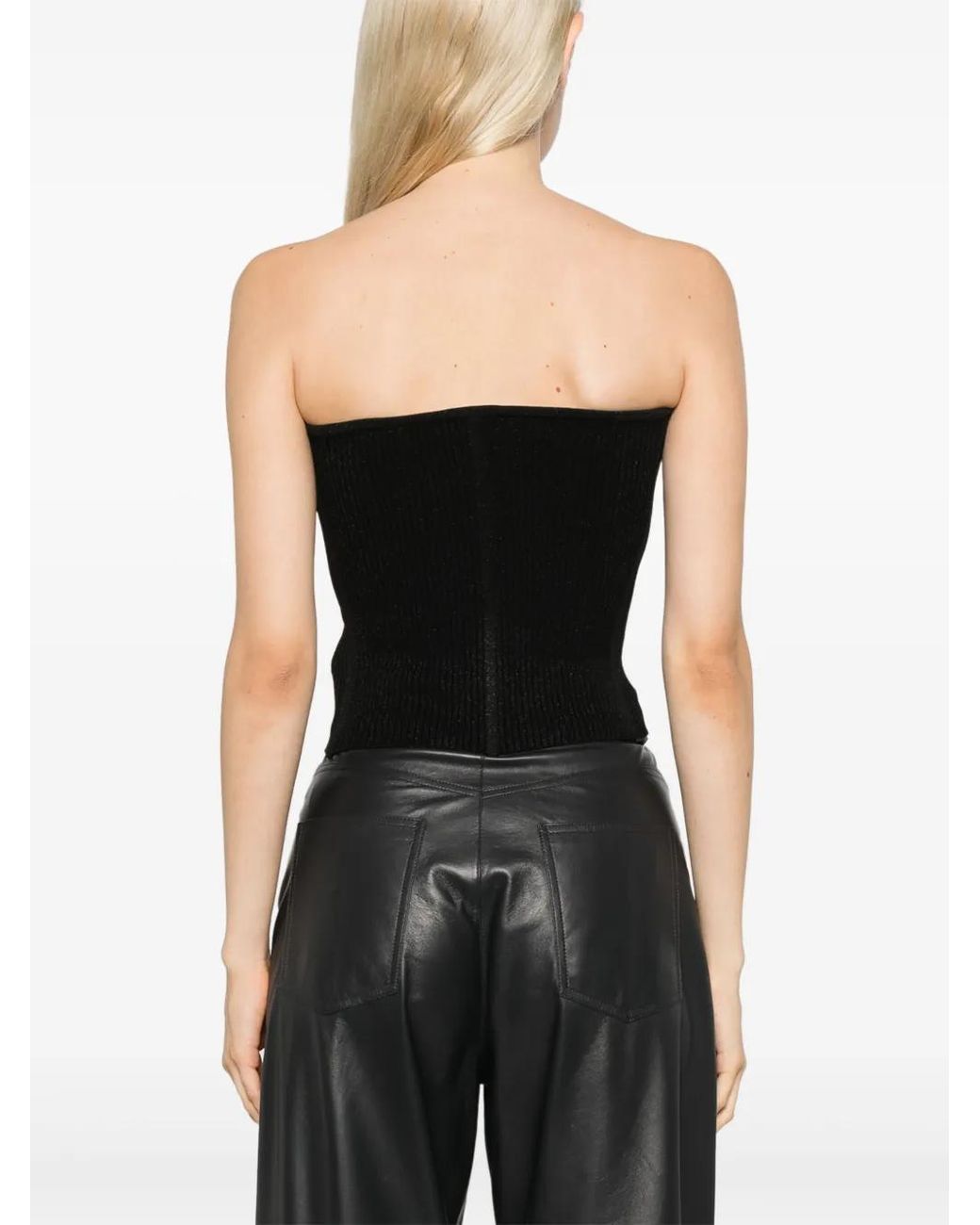 Peserico Black Lurex Top