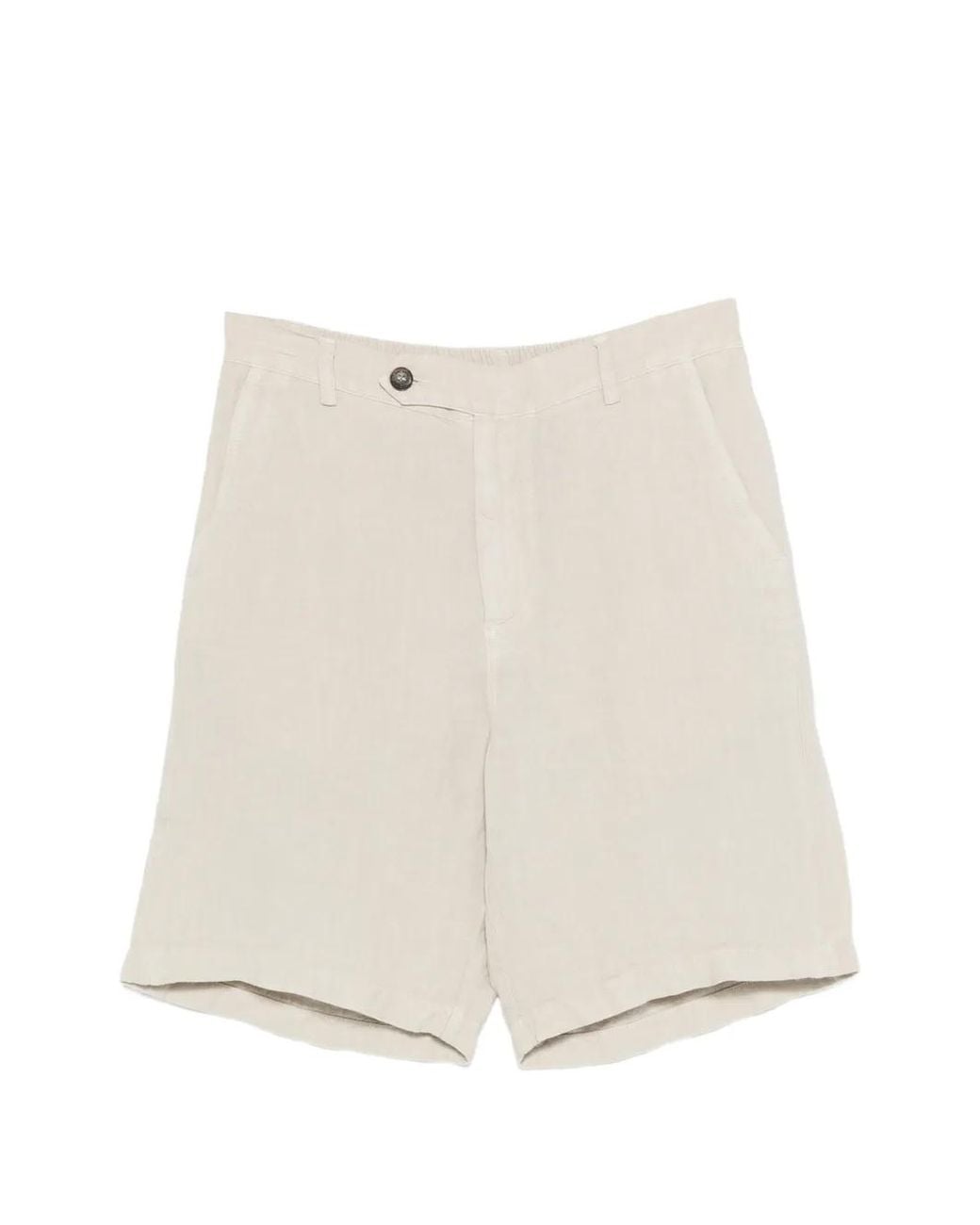 Mc2 Saint Barth White Linen Sebastian Pants for men