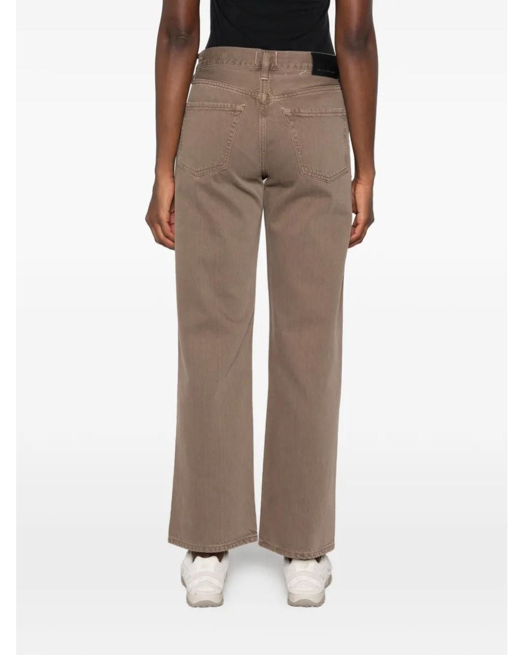 Citizens of Humanity Gray Lindz Straight-Leg Jeans