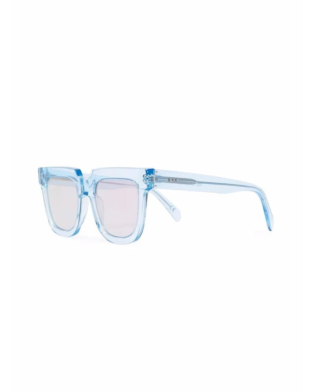 Retrosuperfuture Blue Transparent-Effect Oversize-Frame Sunglasses for men