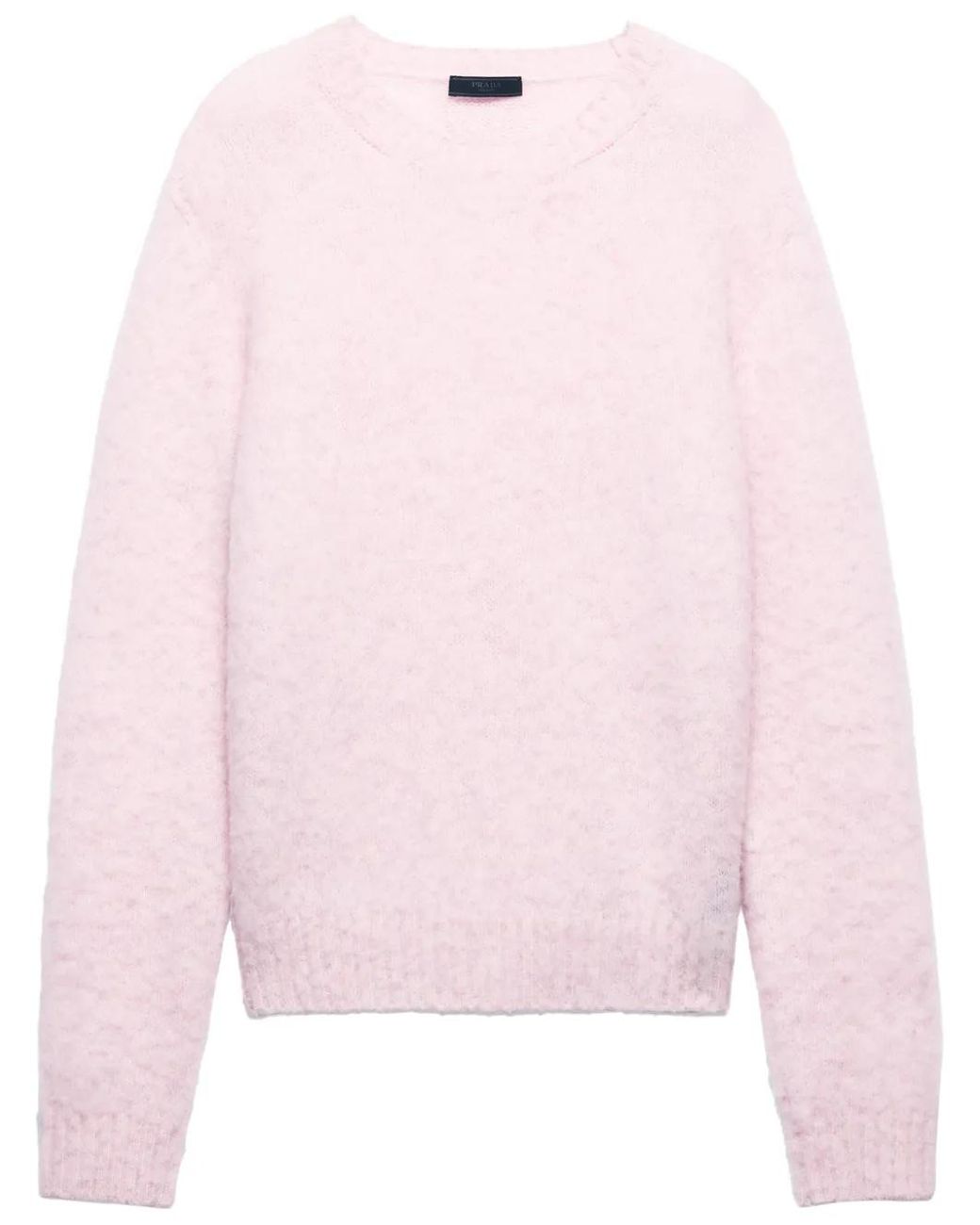 Prada Pink Wool Sweater for men