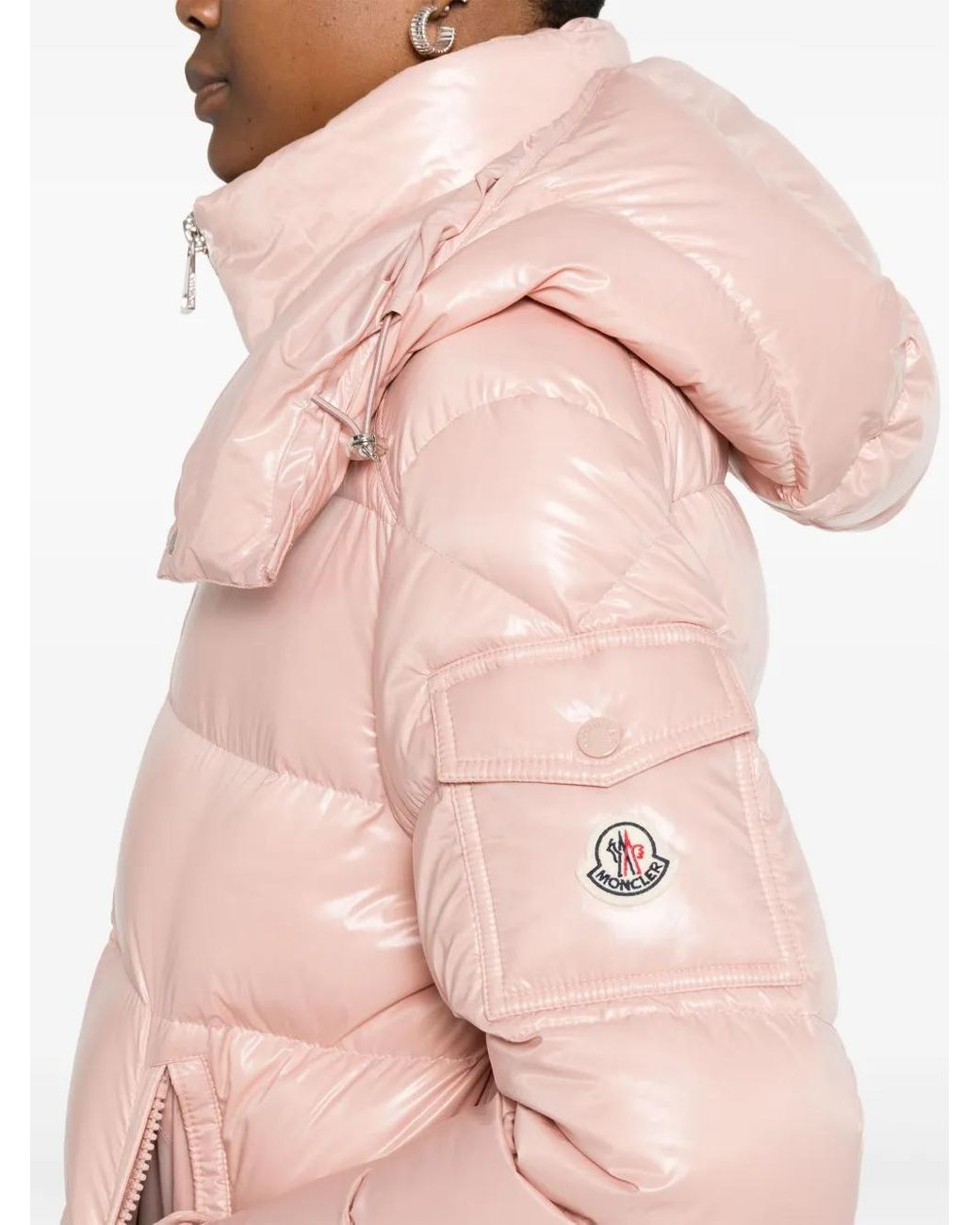 Moncler Donsjack in het Pink