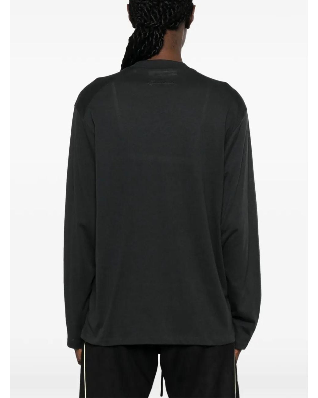 Fear Of God Black Lightweight Signature Classic Long Sleeve T-Shirt