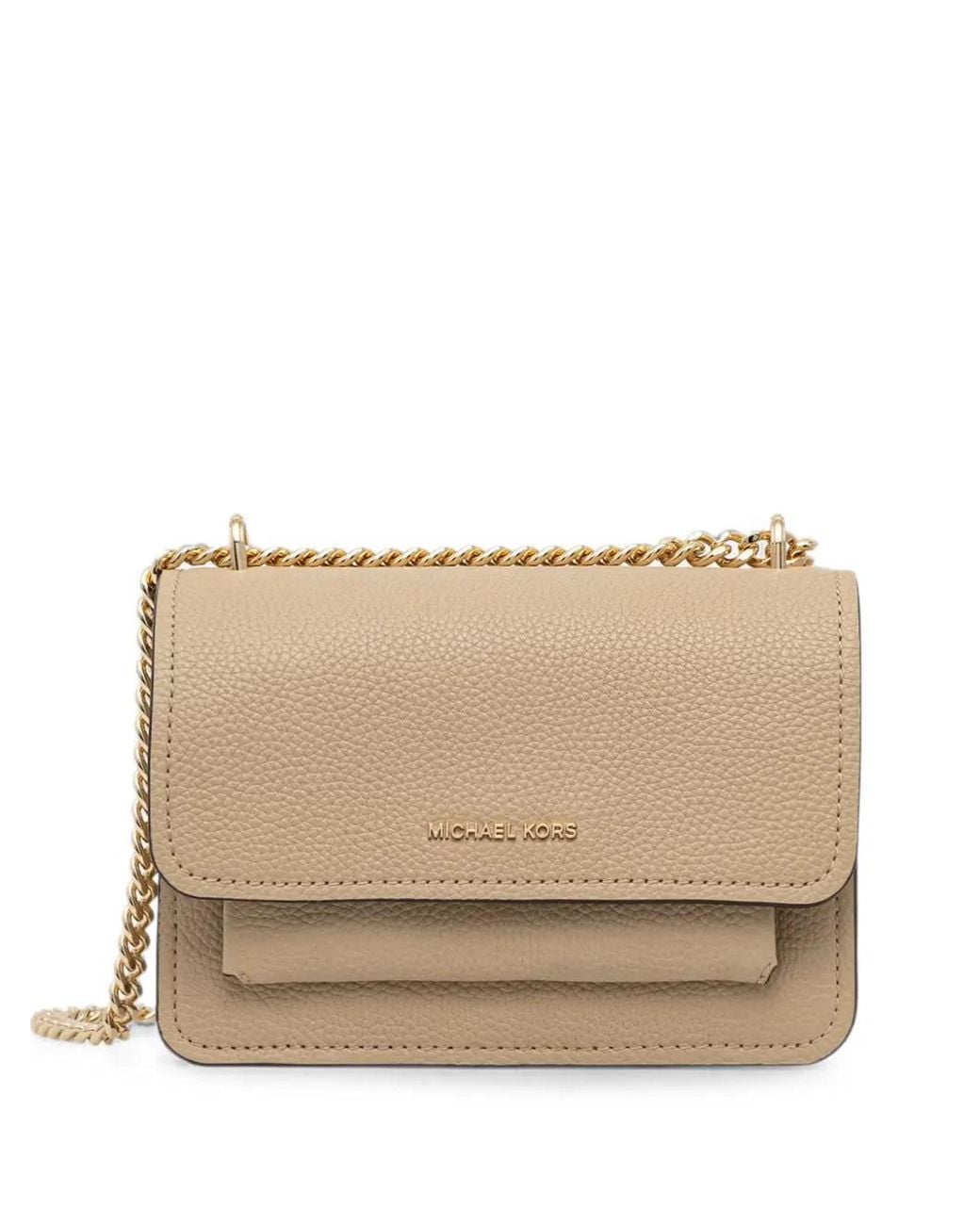 MICHAEL Michael Kors Natural Grained Leather Shoulder Bag