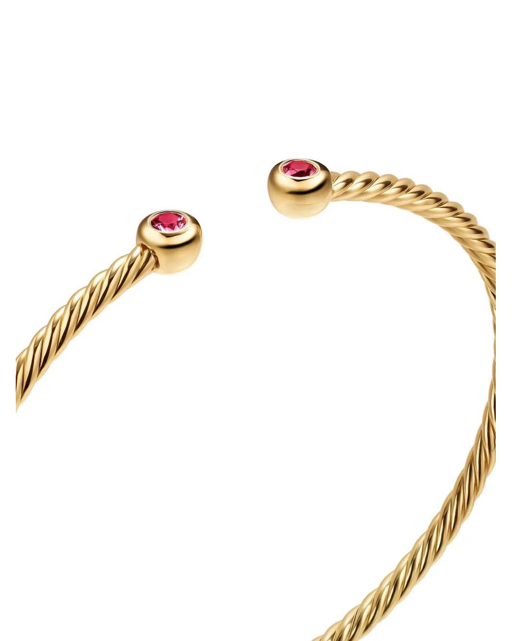 Pulsera Cablespira Micro David Yurman de color White