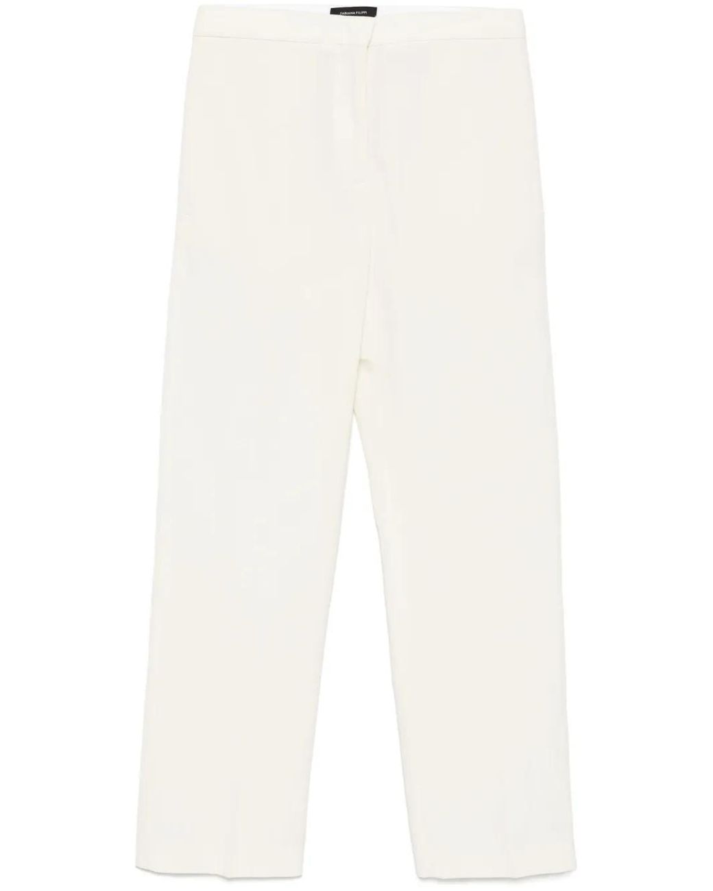 Fabiana Filippi White Tailored Trousers