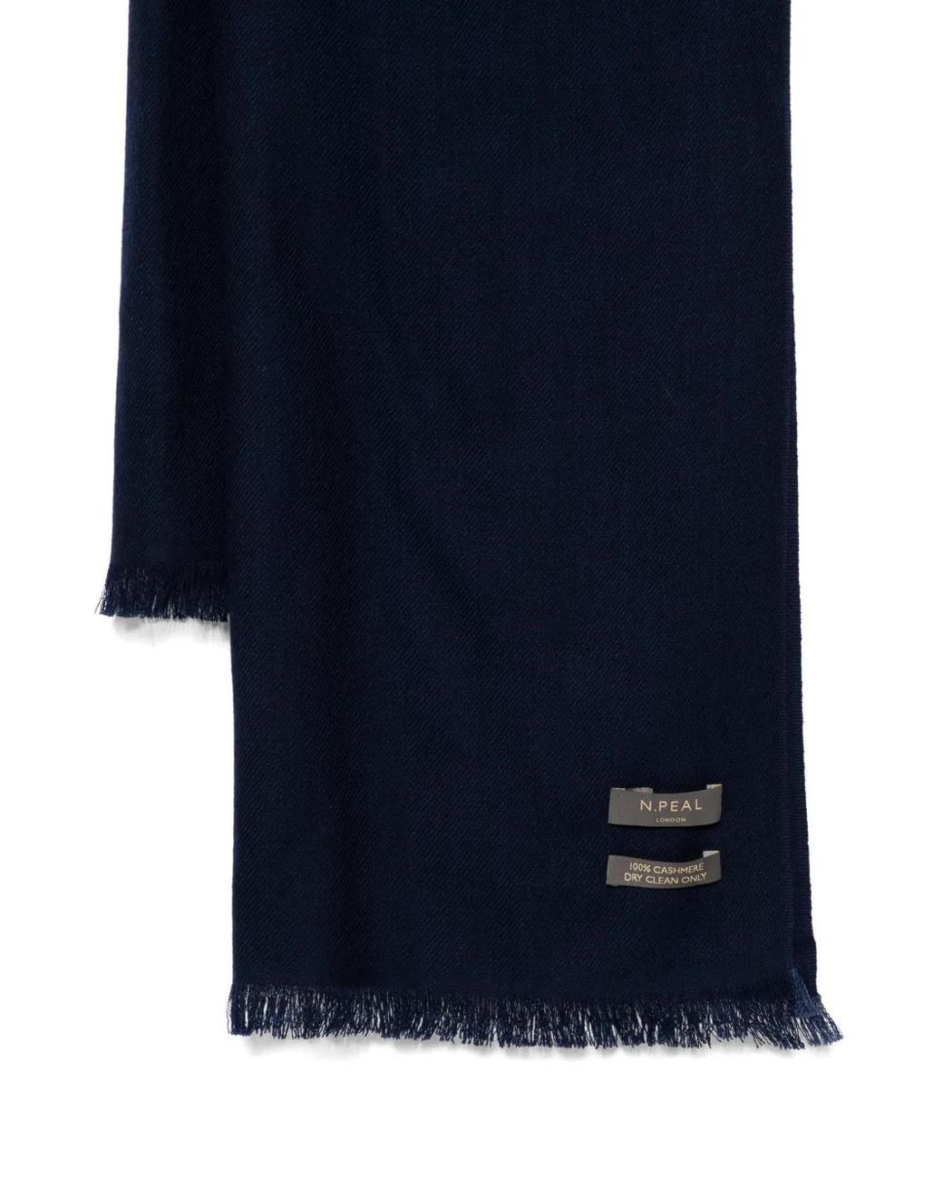 N.Peal Cashmere Blue Pashmina Stole