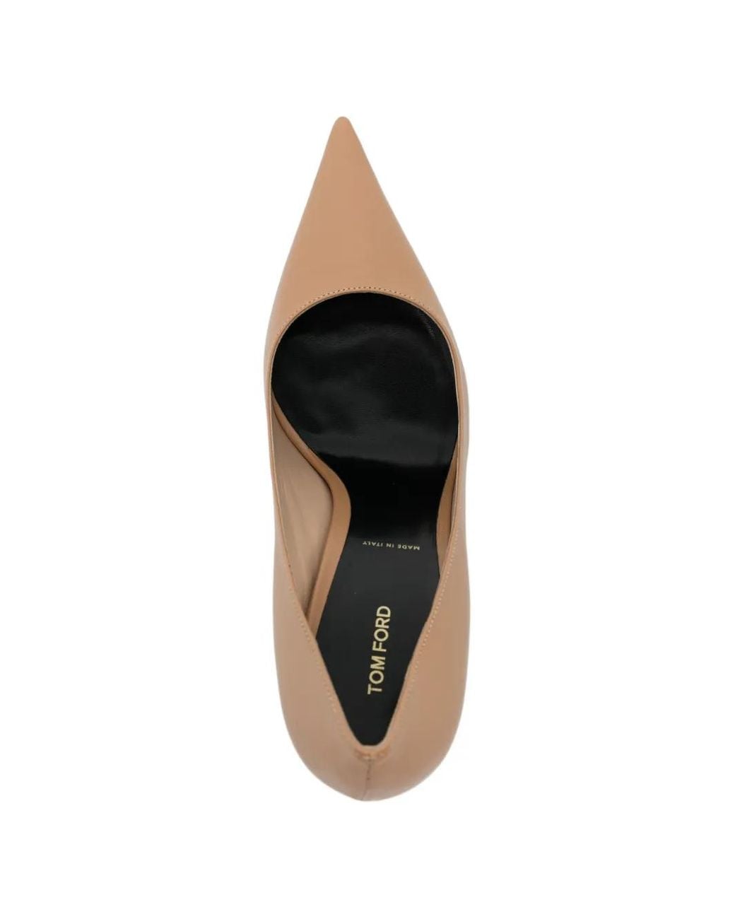 Tom Ford White Escarpins Pointus À Talon Biseauté 105 Mm