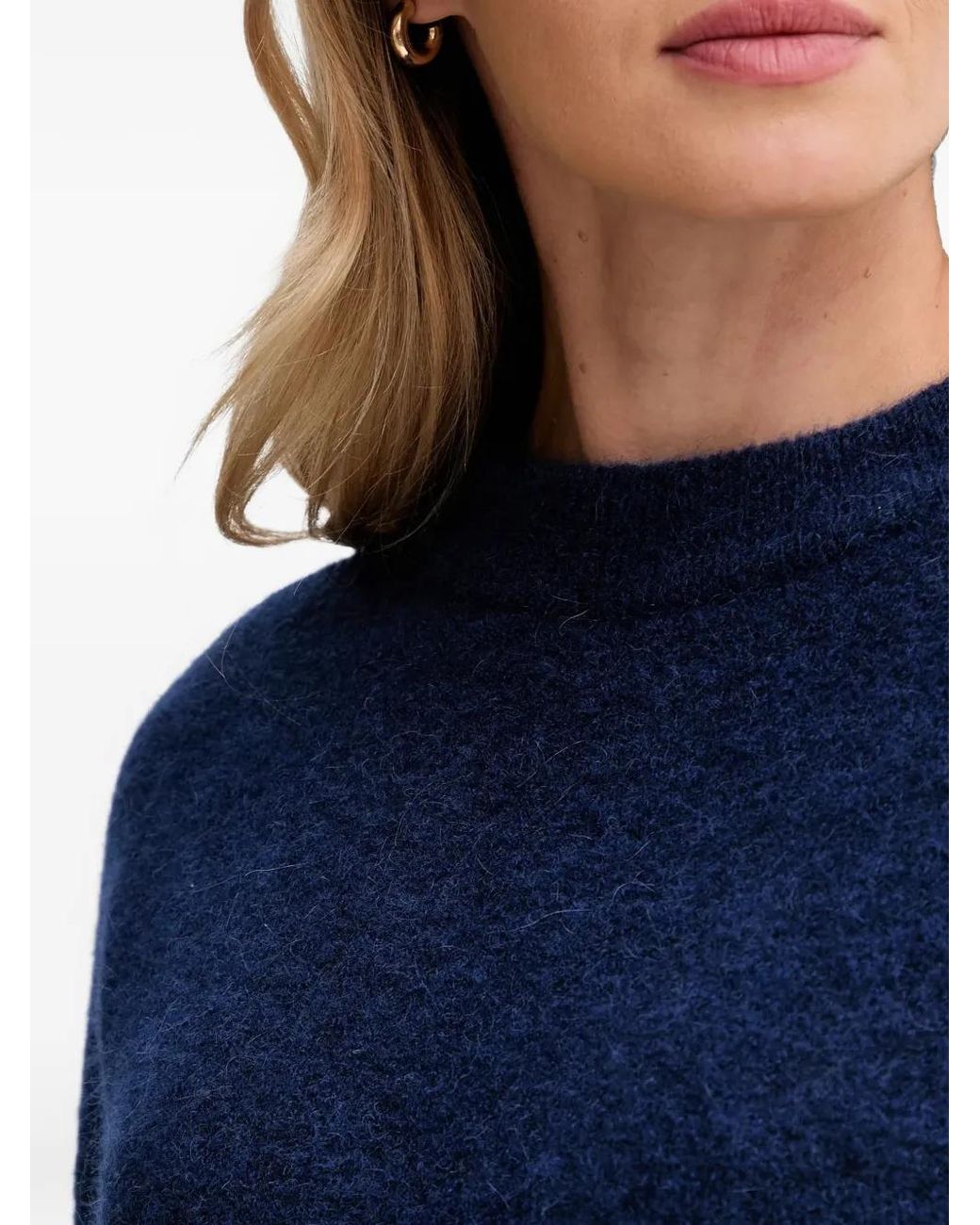 Sessun Blue Crew-Neck Sweater