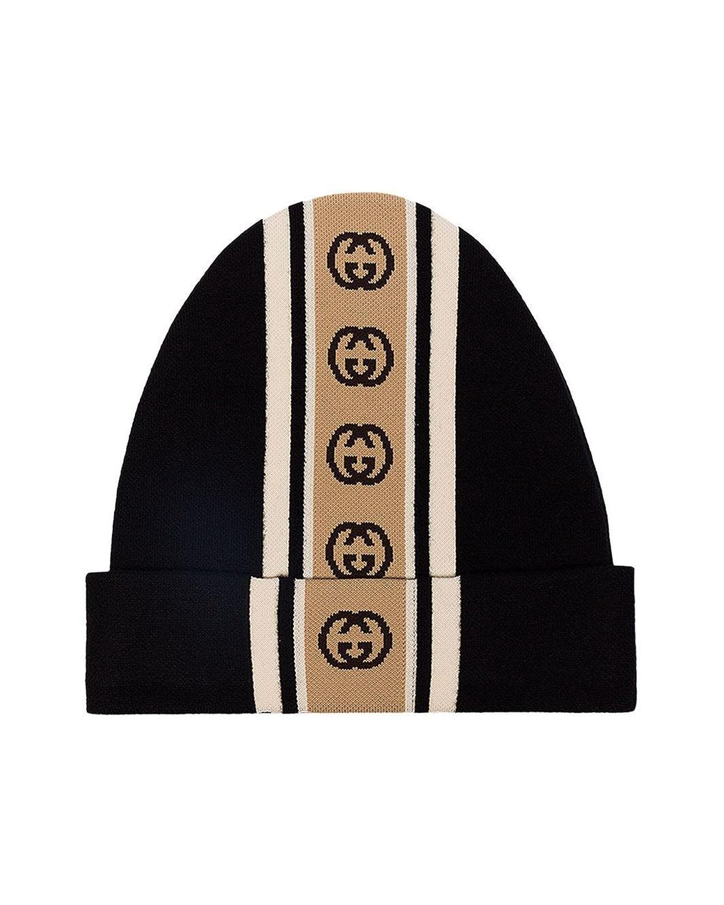 Gucci Black GG Imprime Leather Cap Interlocking GG Web Stripe Hat Luxury Regency Gucci leather cap - Gem main image 4