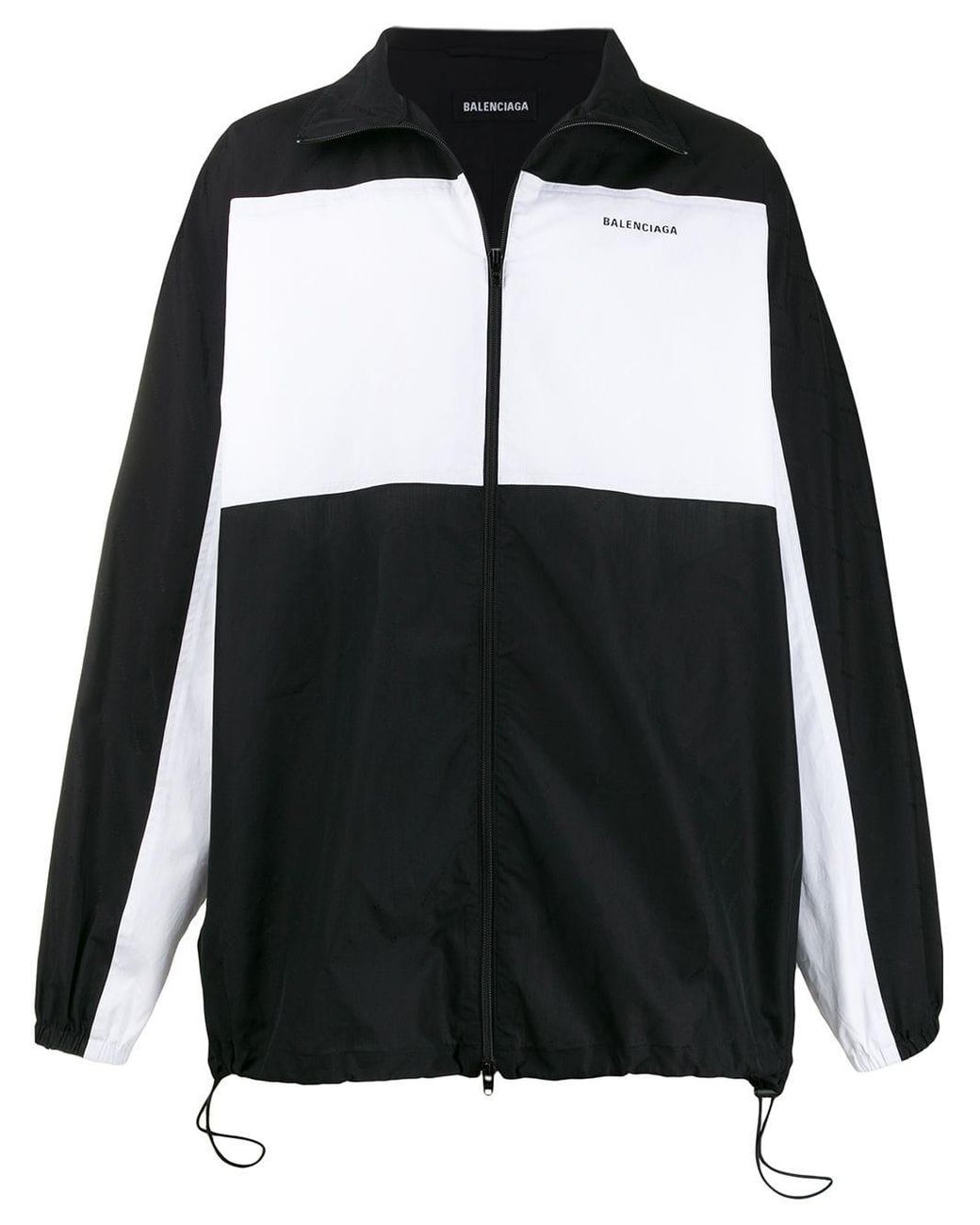 Balenciaga Zip-up Track Jacket in Black for Men | Lyst