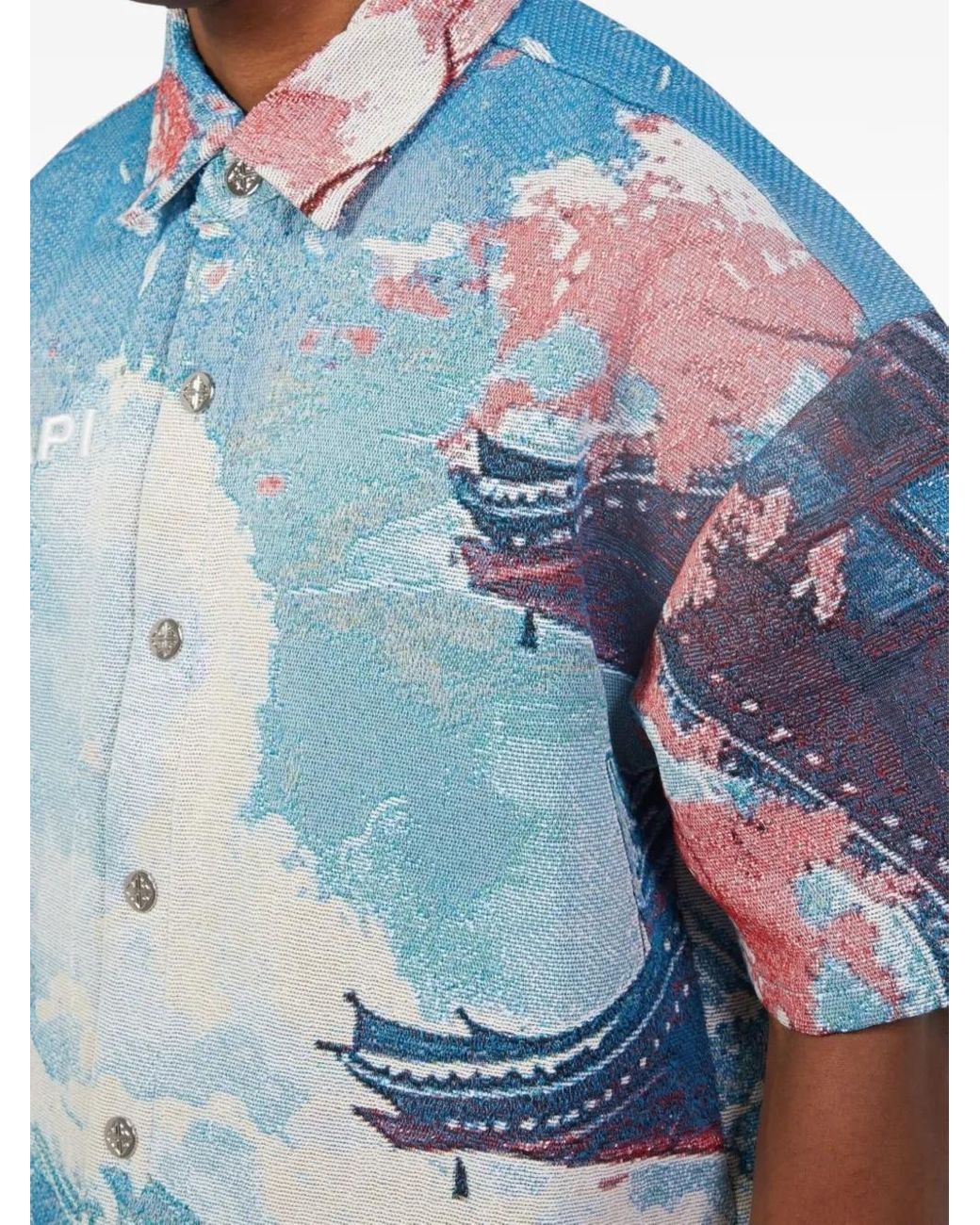 GUAPI Tokyo Tapestry Shirt in Blue for Men | Lyst