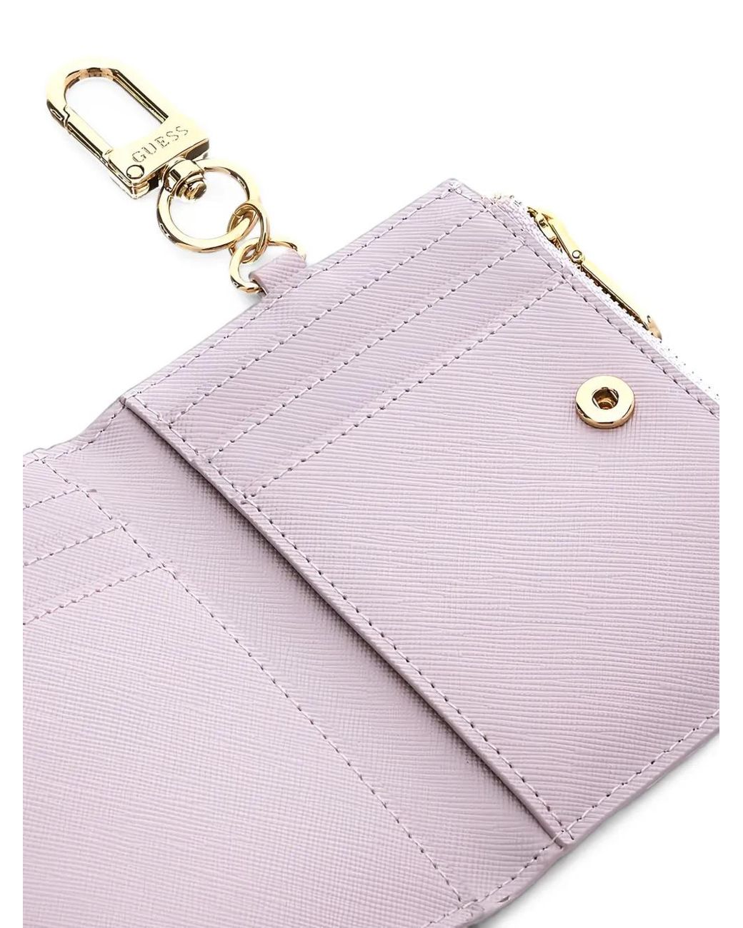 Guess Pink Zip-Around Card Holder