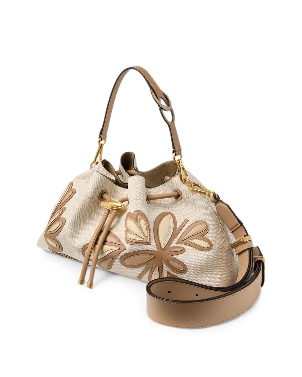 Jimmy Choo Natural Sac Porté Épaule Cinch Médium