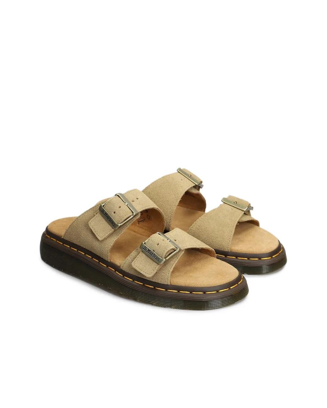 Dr. Martens Natural Suede Slippers for men