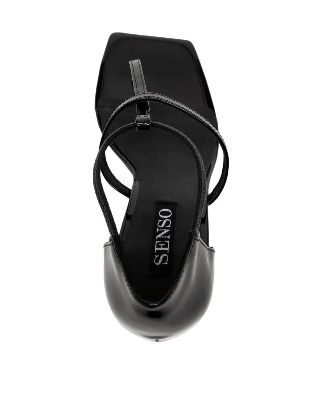 Senso Black Ebbie Heeled Sandals
