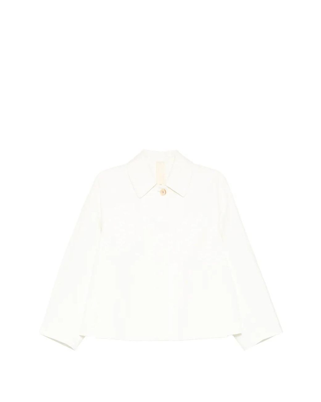 Forme D'expression Caban Jack Met Split in het White