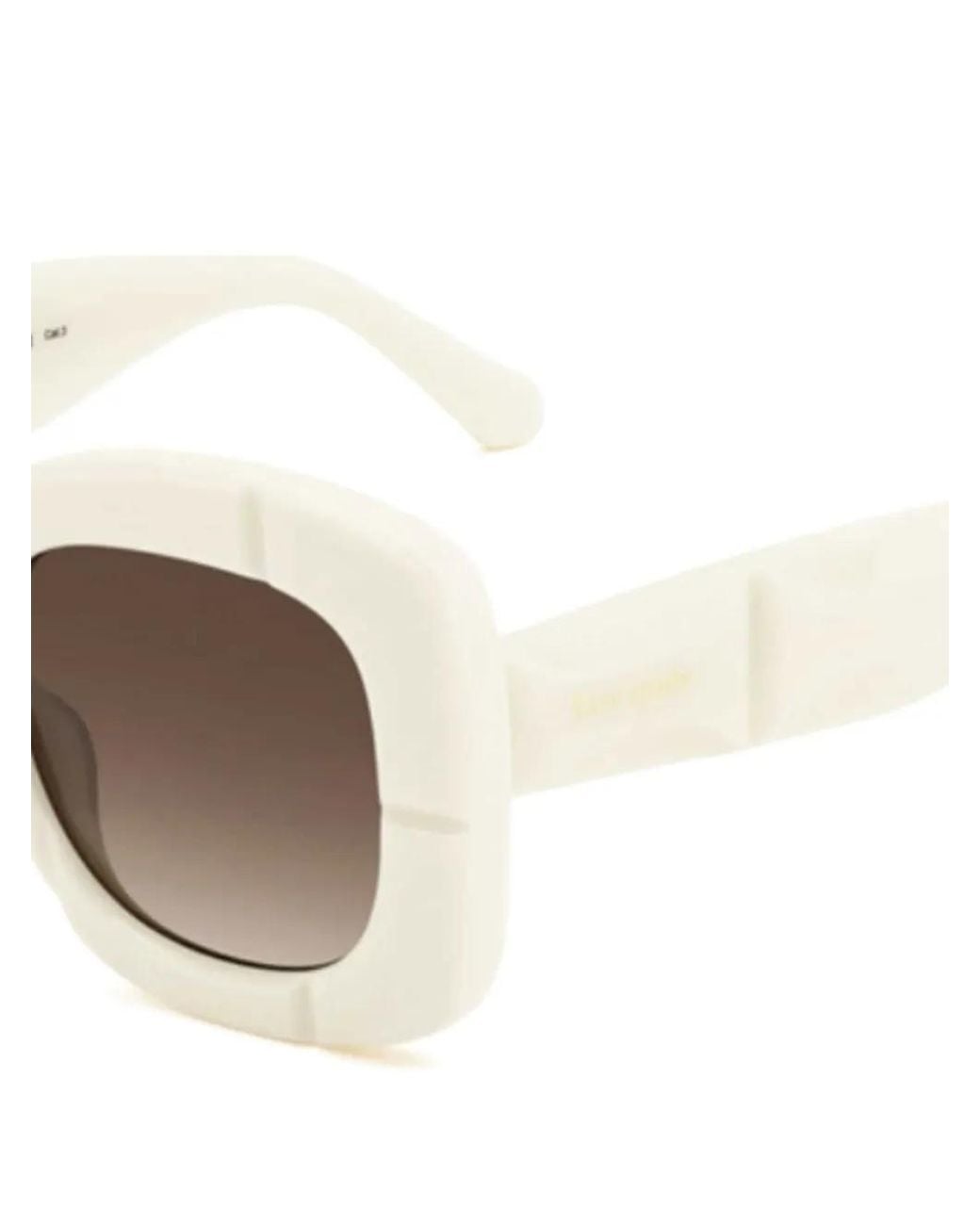 Kate Spade White Lunettes De Soleil Josey