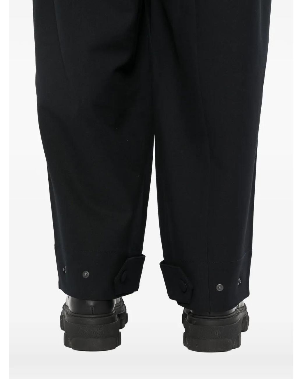OPEN YY White Gathered Trousers