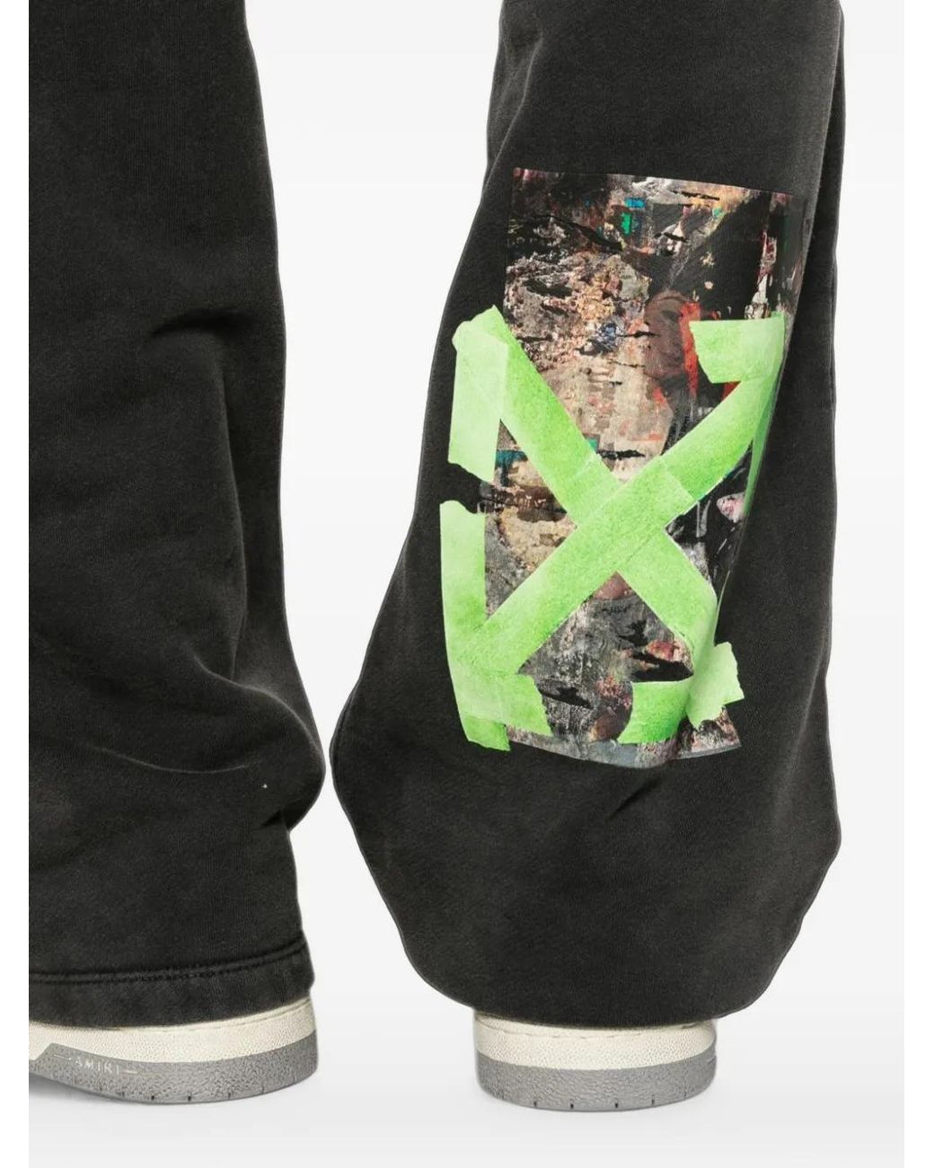 Off-White c/o Virgil Abloh Black Bacco Arrow Track Pants for men