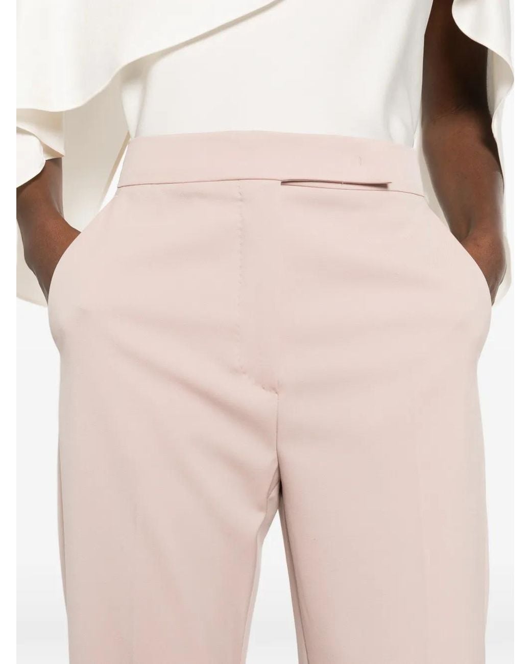 Max Mara Maxmossido Pantalon in het Natural