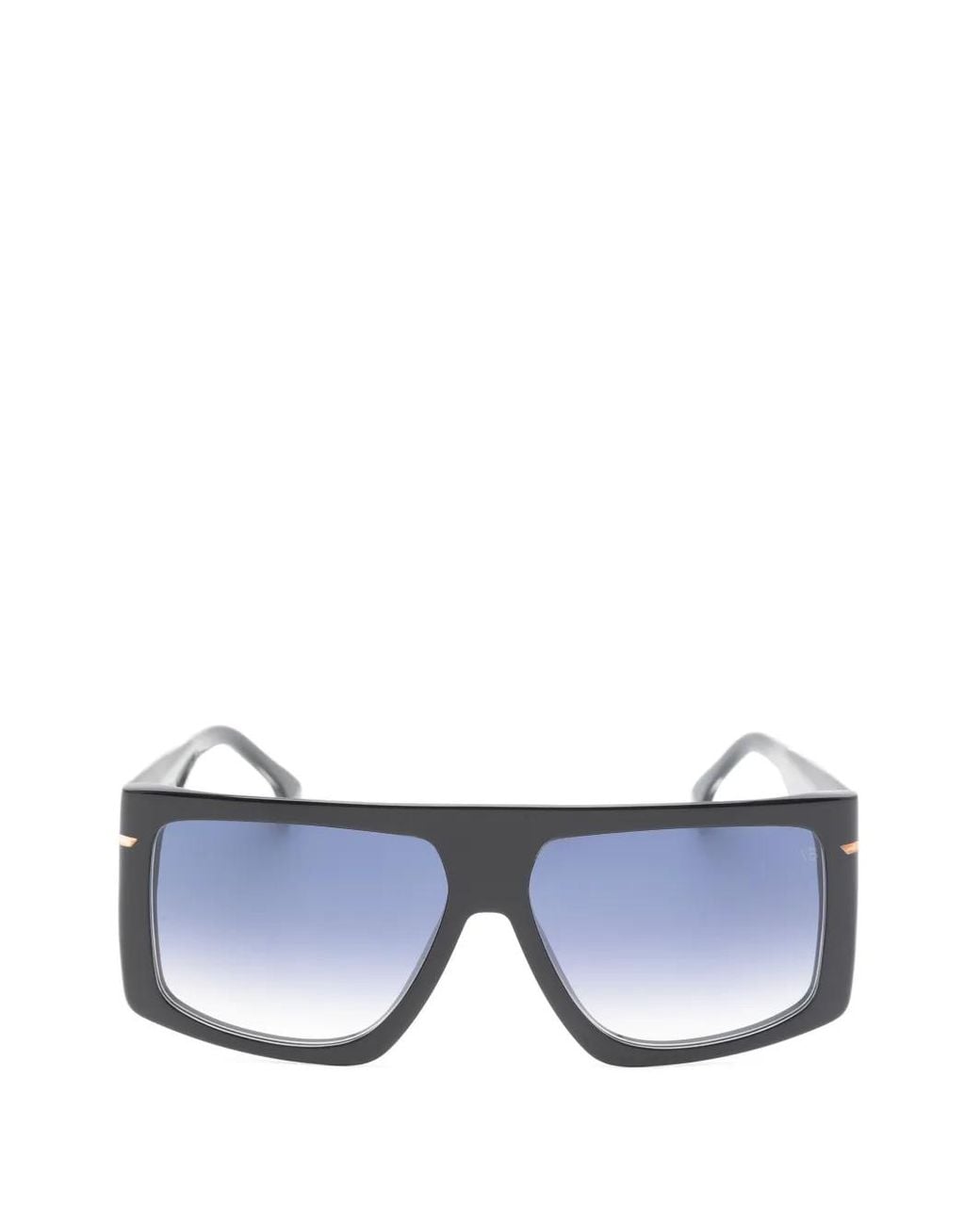 Victoria Beckham Blue Geometric-Frame Sunglasses