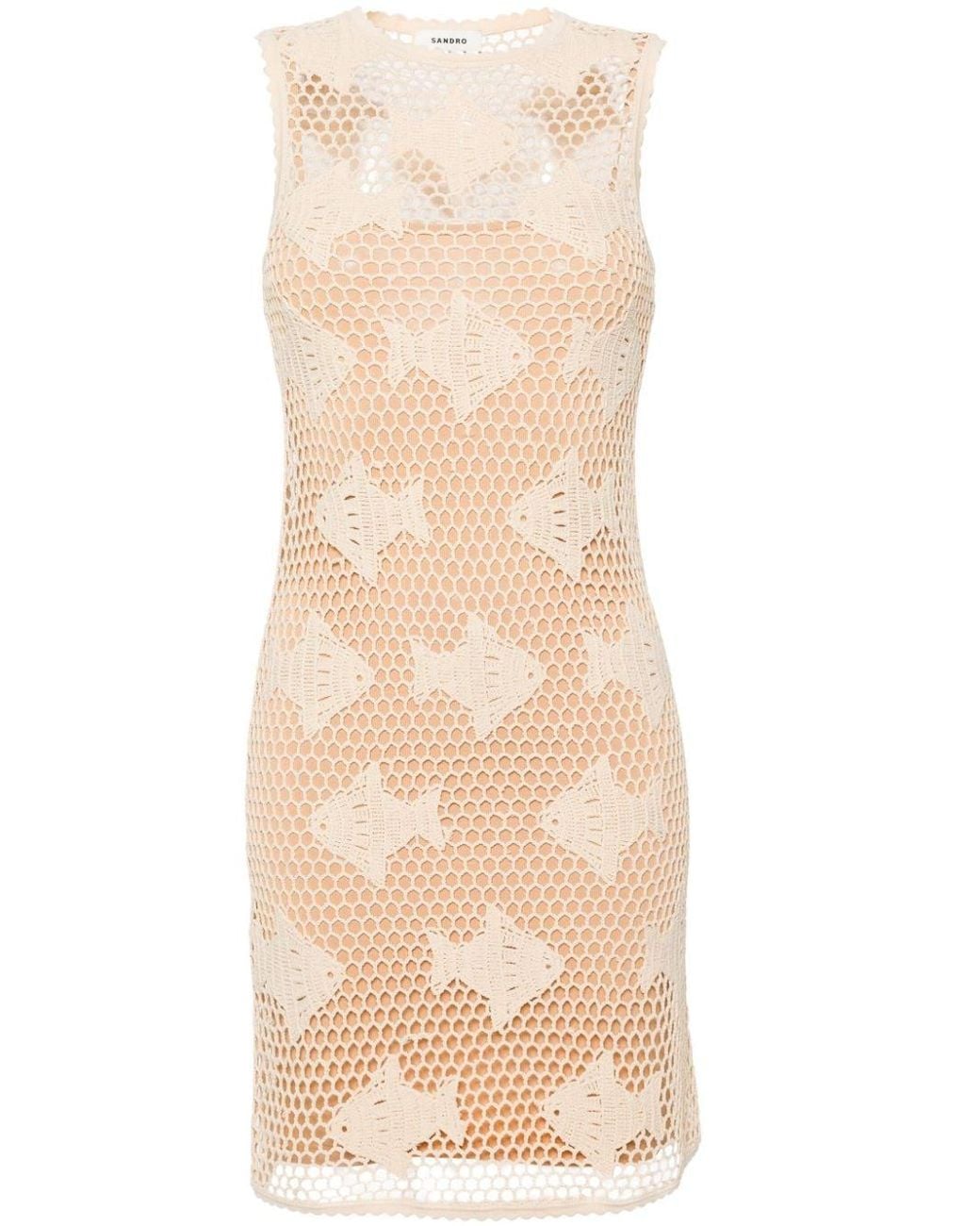 white christmas dresses Osaka Crochet Dress main image 1
