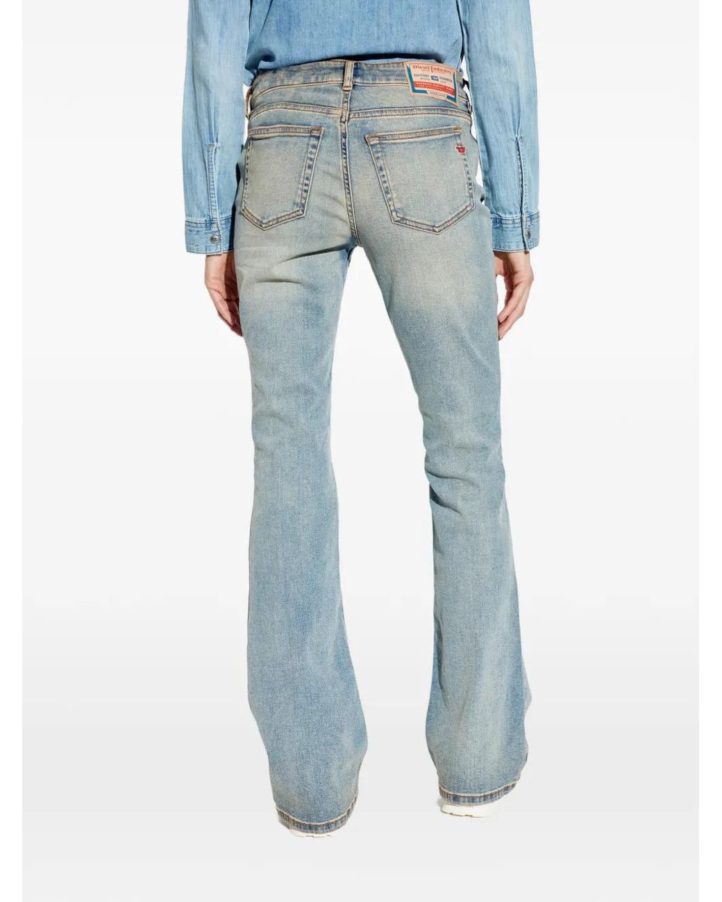 DIESEL Blue 1969 D-Ebbey 0Adbh Flared Jeans
