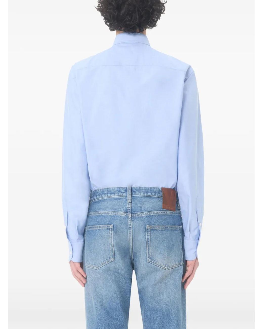 Valentino Garavani Blue Cotton Shirt for men