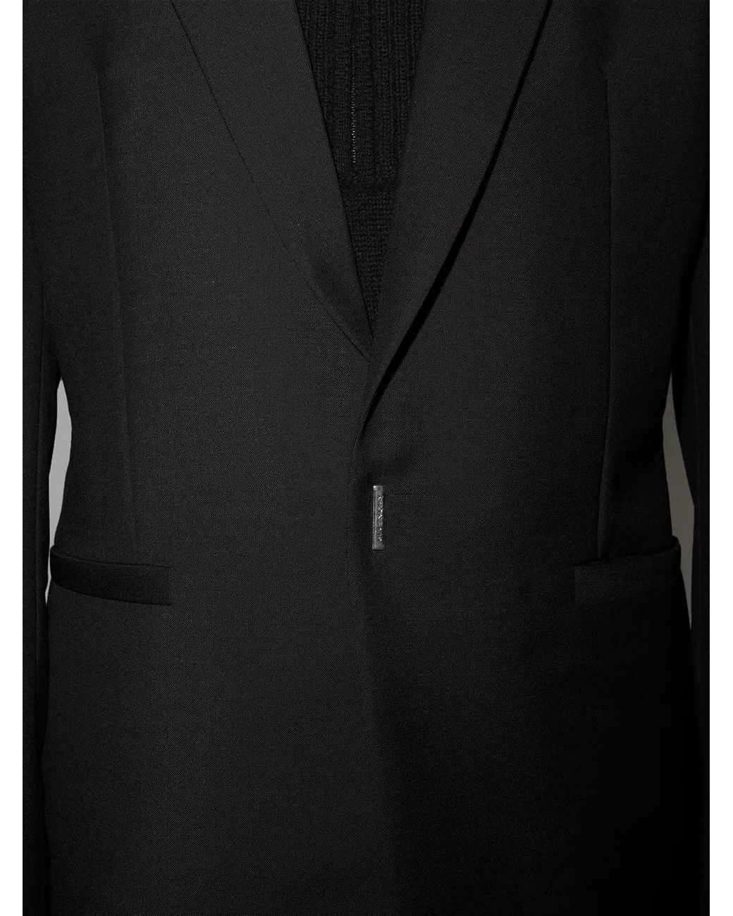Givenchy Black Logo Print Jacket for men
