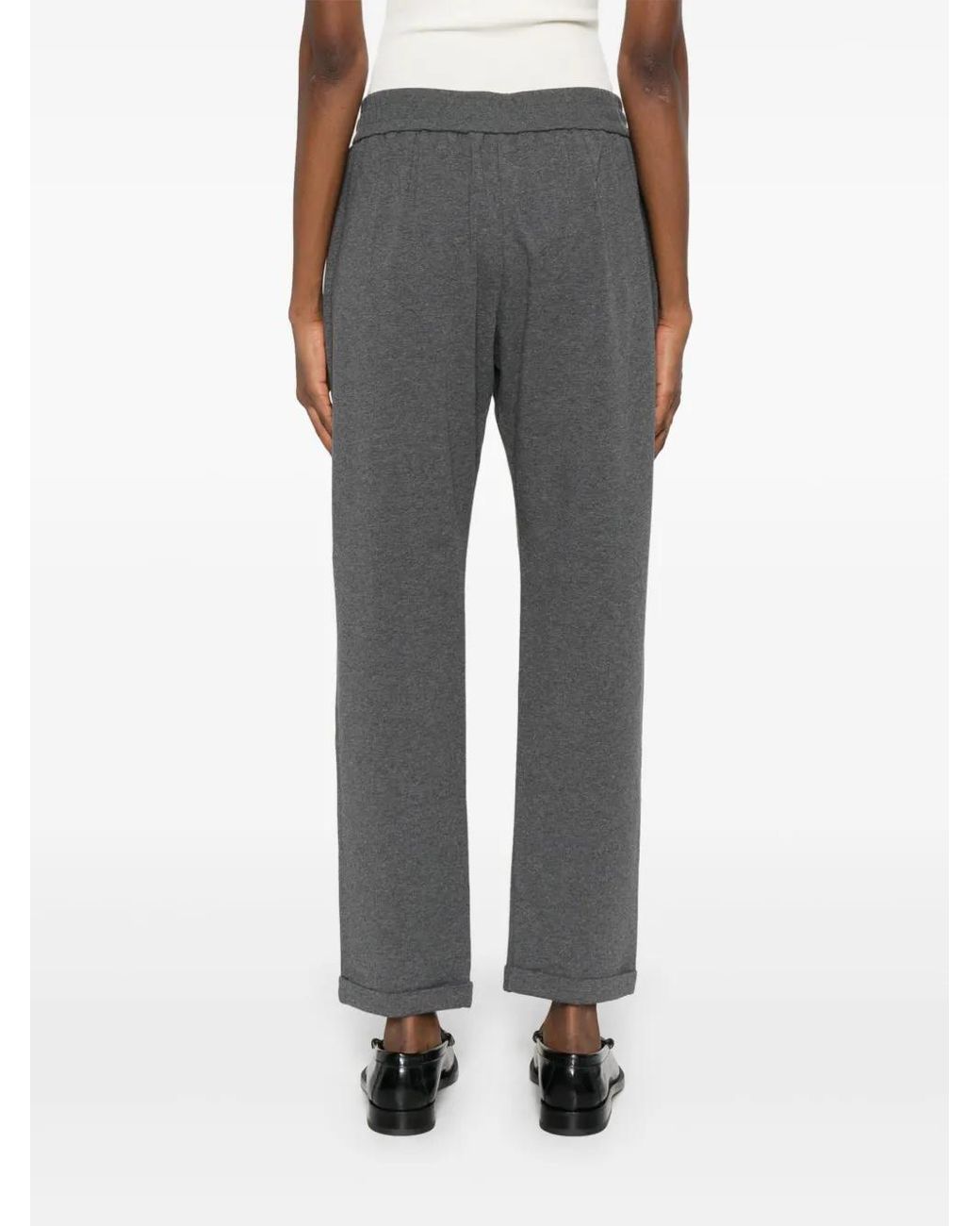 Brunello Cucinelli Gray Cotton Sweatpants