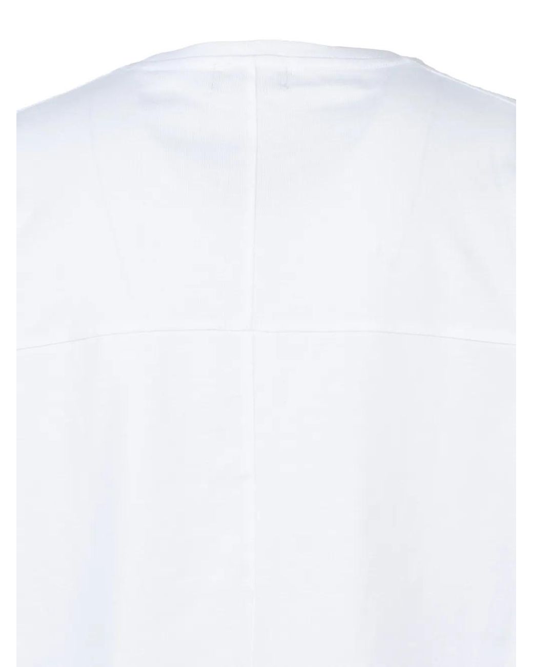LAST NEST White Graphic-Print Box-Silhouette T-Shirt for men