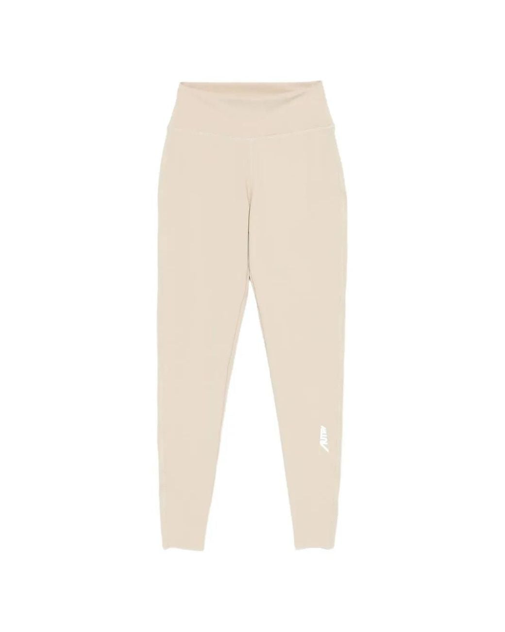 Autry White Logo-Print Leggings