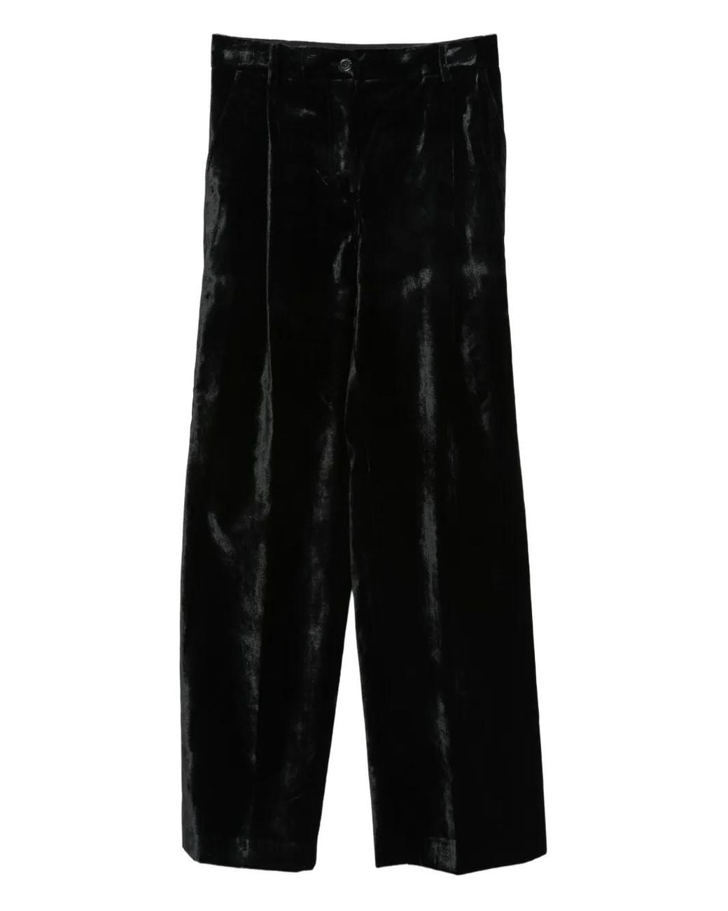 Semicouture Black Pleated Trousers