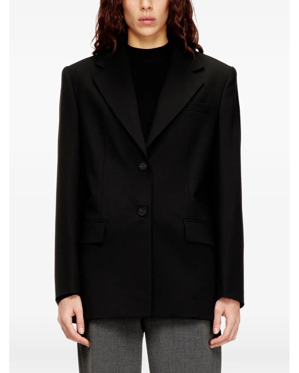 DIESEL Black G-Kess-R1 Single-Breasted Blazer