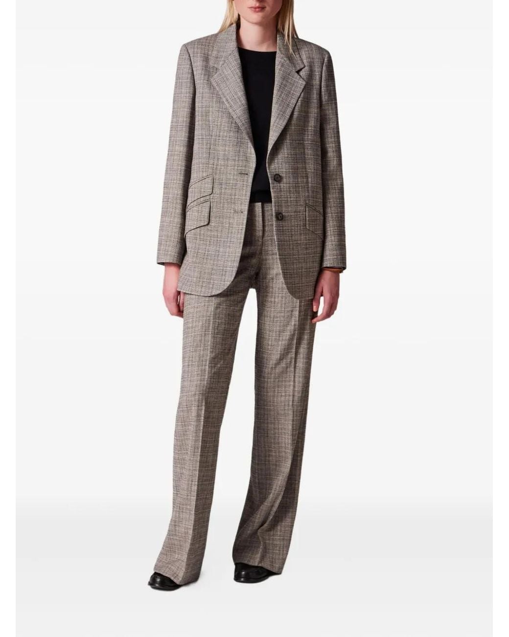 Paul Smith Gray Single-Breasted Blazer