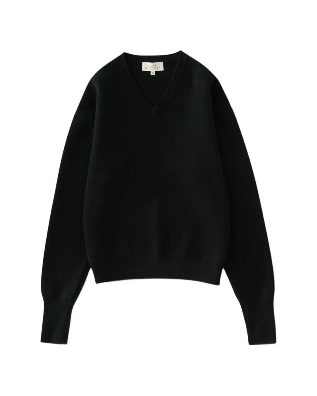 Studio Nicholson Black Pull Loch À Col V