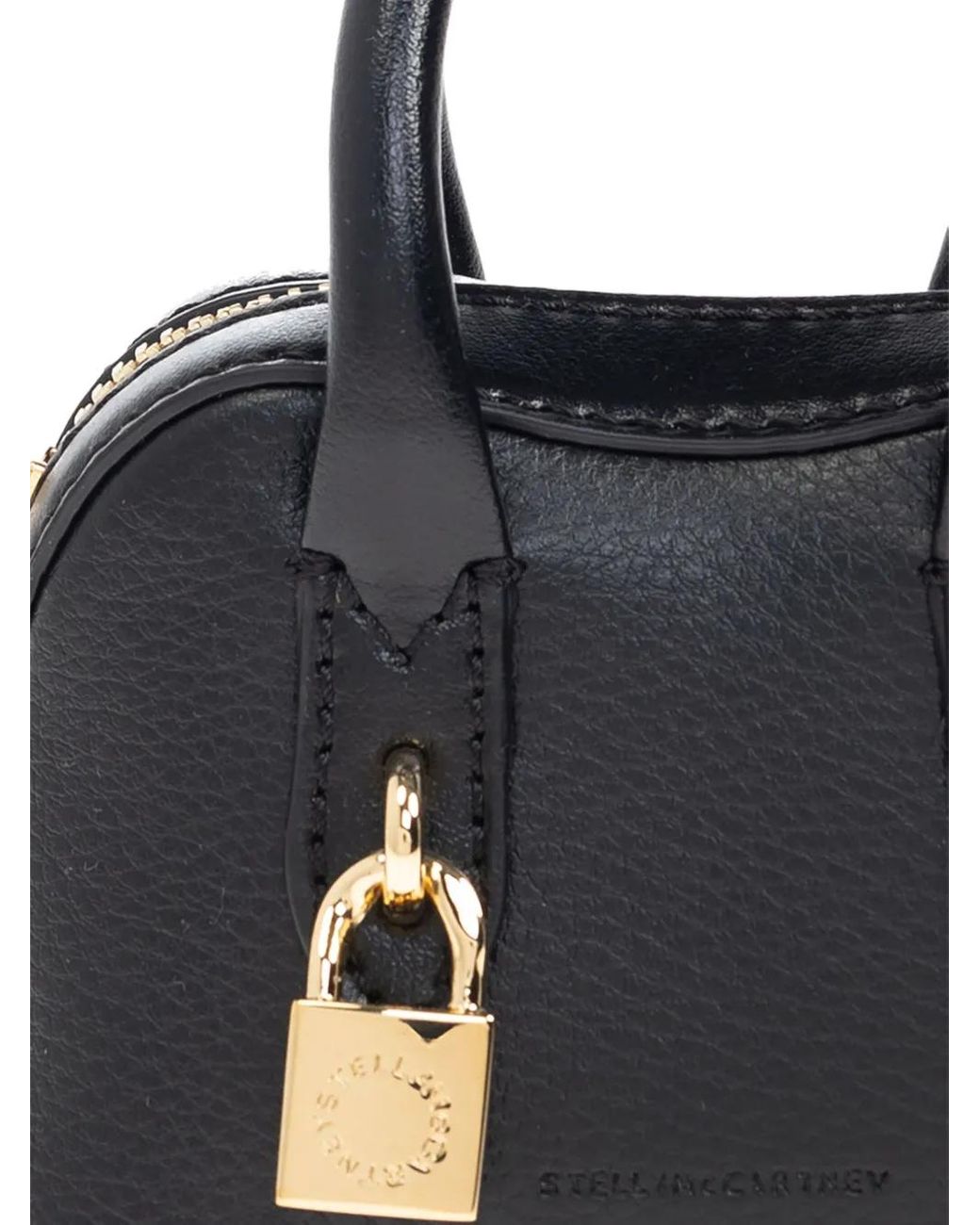 Stella McCartney Black Ryder Airpods Case Keychain