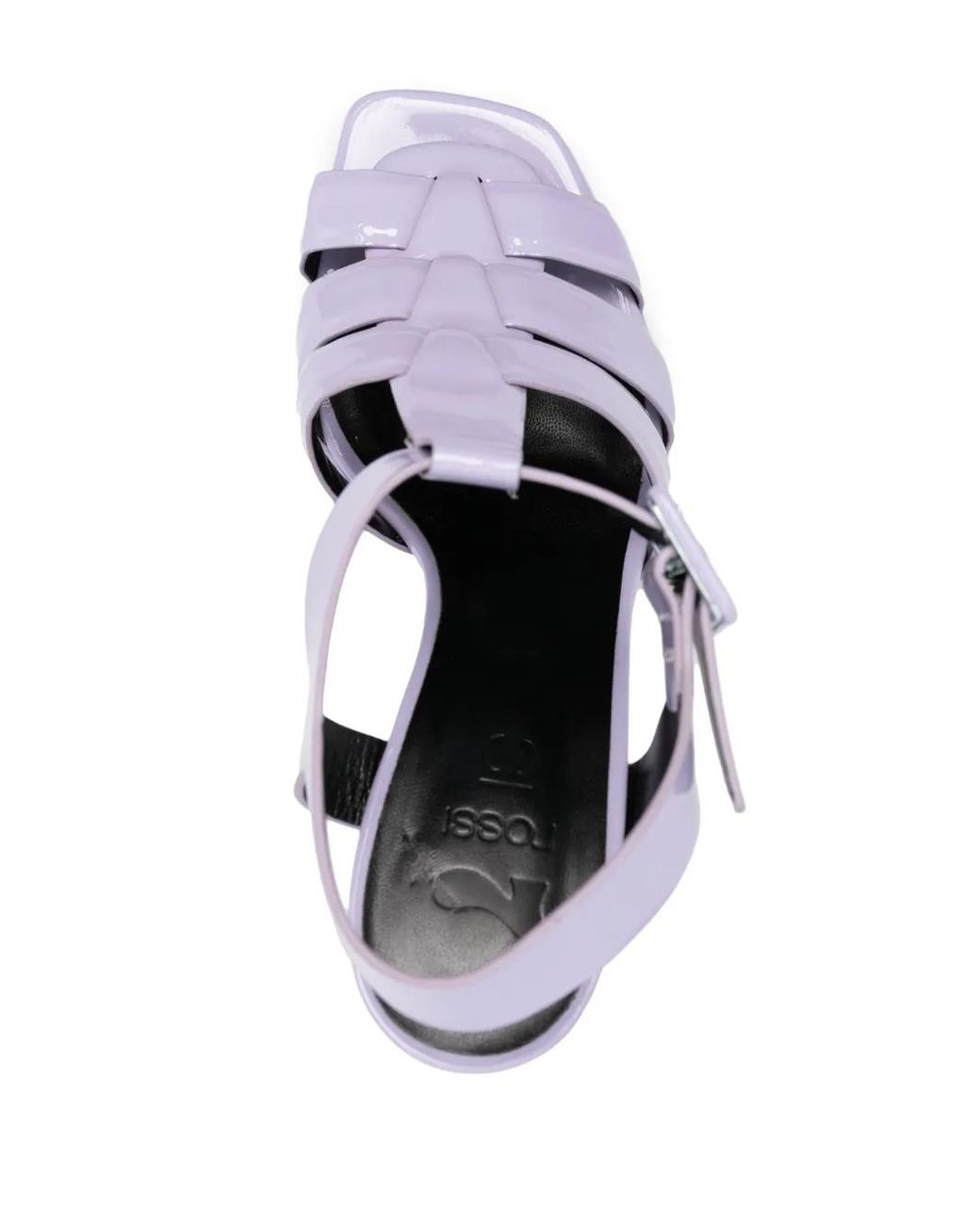 Sergio Rossi White 135Mm Open-Toe Sandals