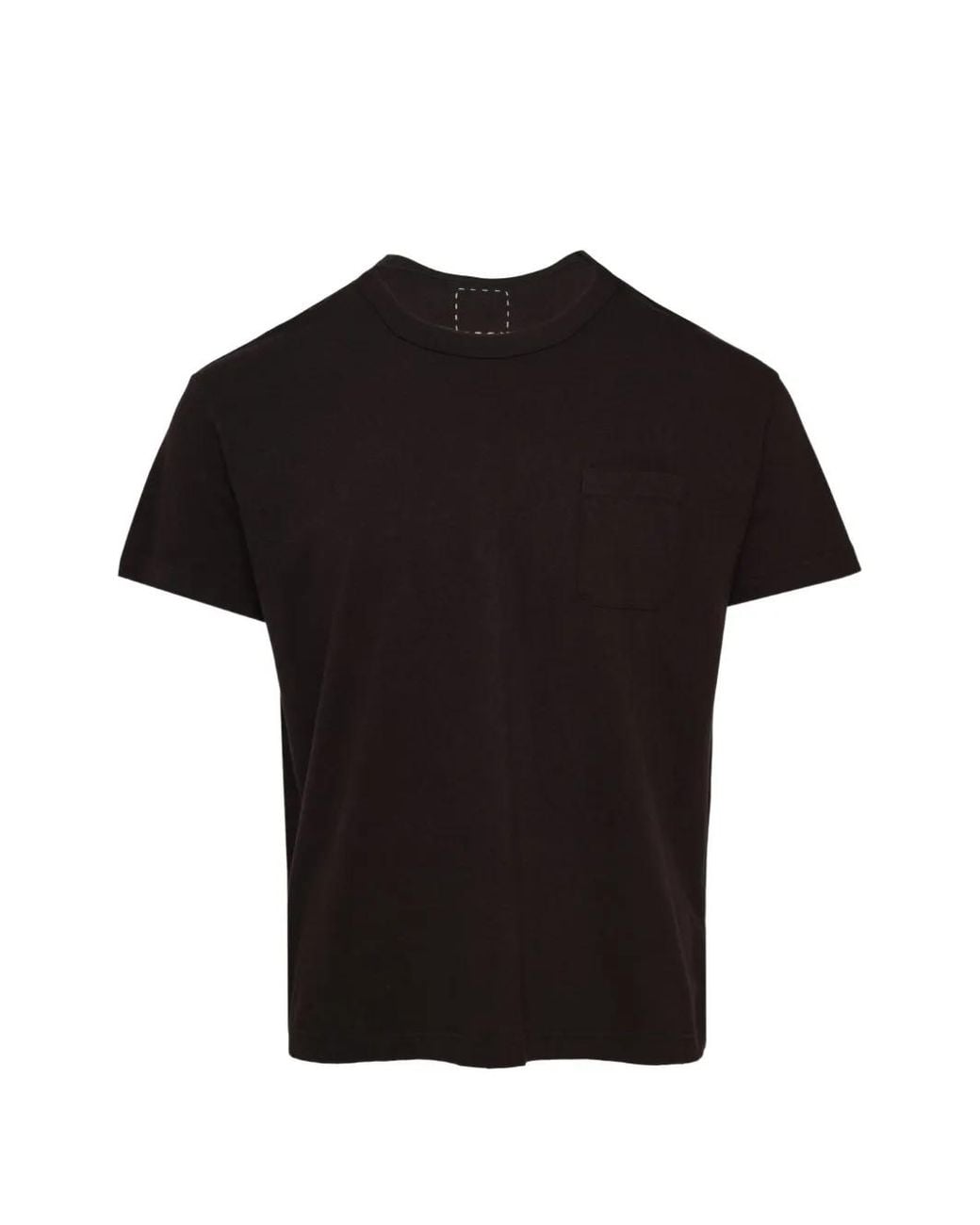 Visvim Black Pocket-Detail T-Shirt for men