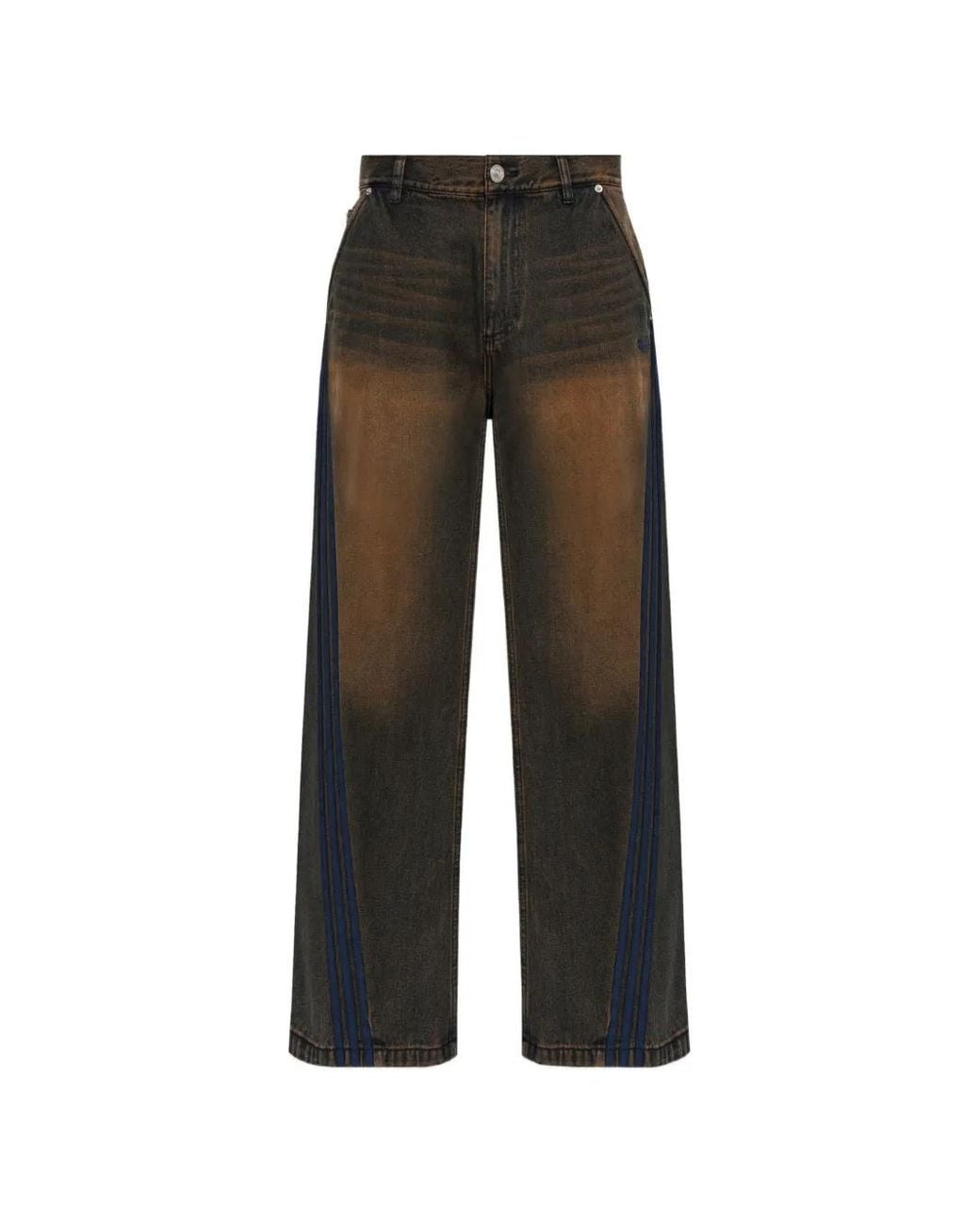 Adidas Black Adilenium 6 Denim Jeans for men