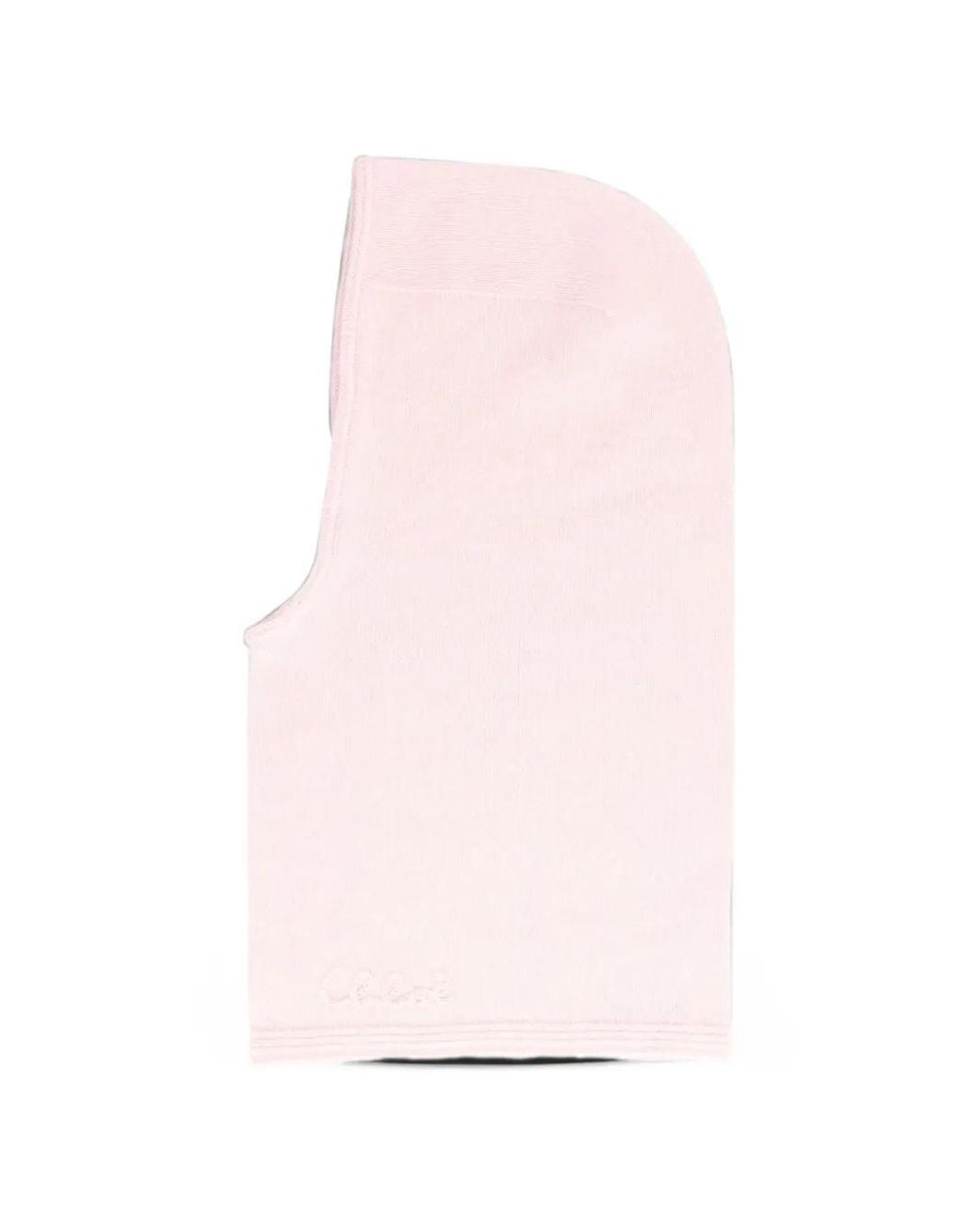 Chloé Pink Iconic Logo-Embroidered Balaclava