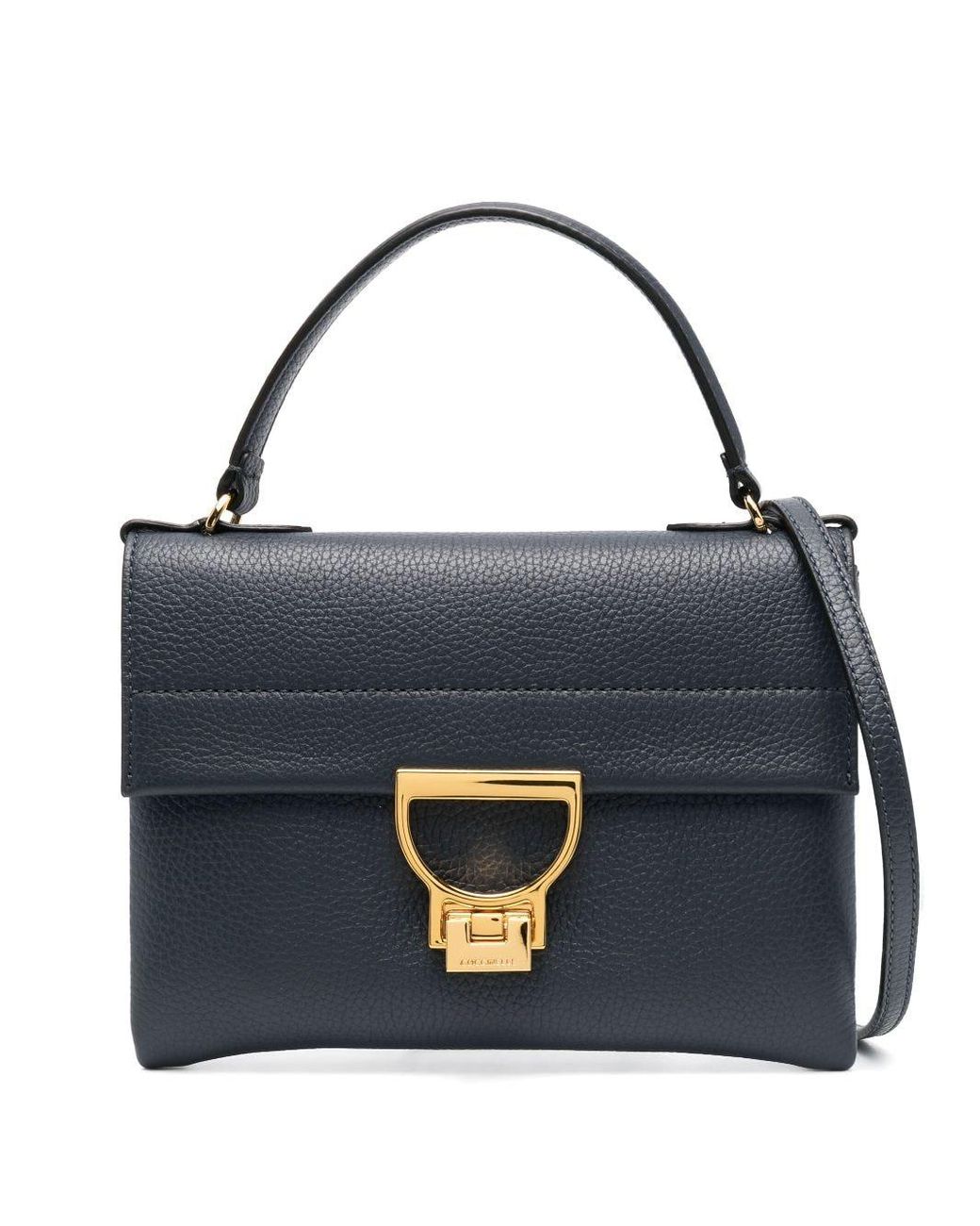 Coccinelle Mini Arlettis Leather Bag in Blue | Lyst