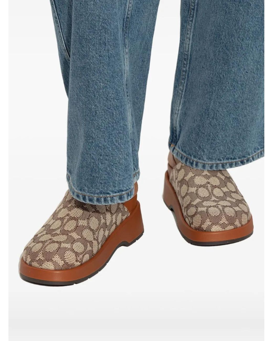 COACH Mules in Brown | Lyst