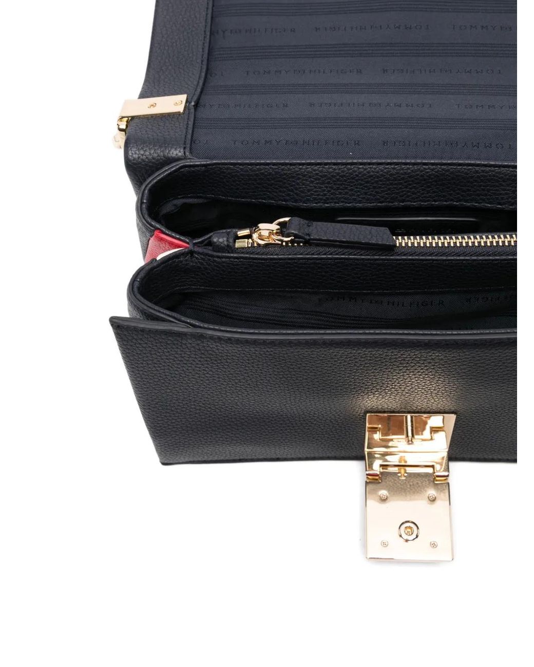 Tommy Hilfiger Black Logo Tote Bag