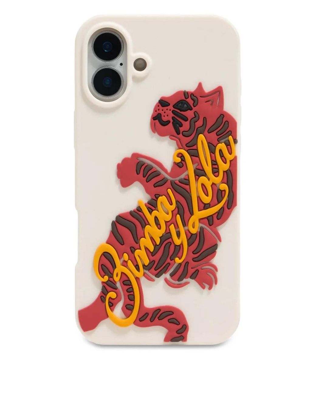 【BIMBA Y LOLA】パグプリント入スマホケース/iPhone 16 iPhone 14 Plus silicone case