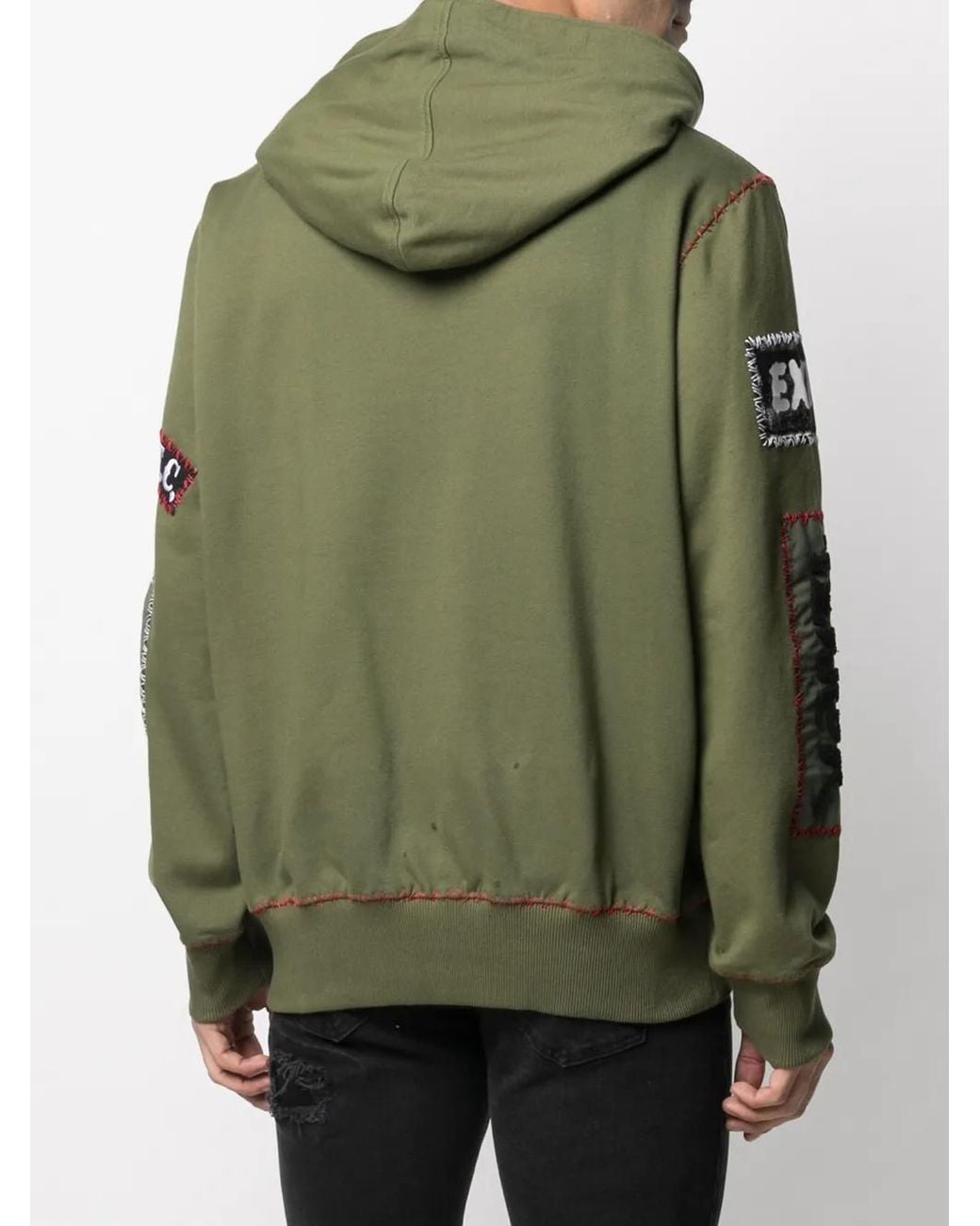 KTZ Green Kapuzenpullover Mit Patch-Detail