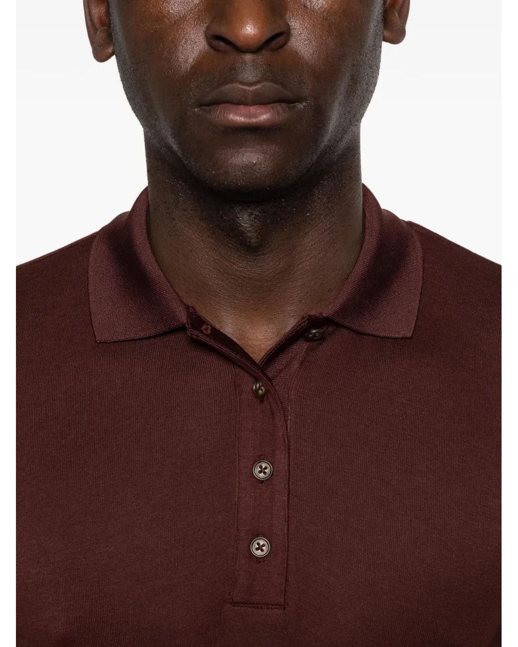 Entire studios Purple Long-Sleeve Polo Shirt